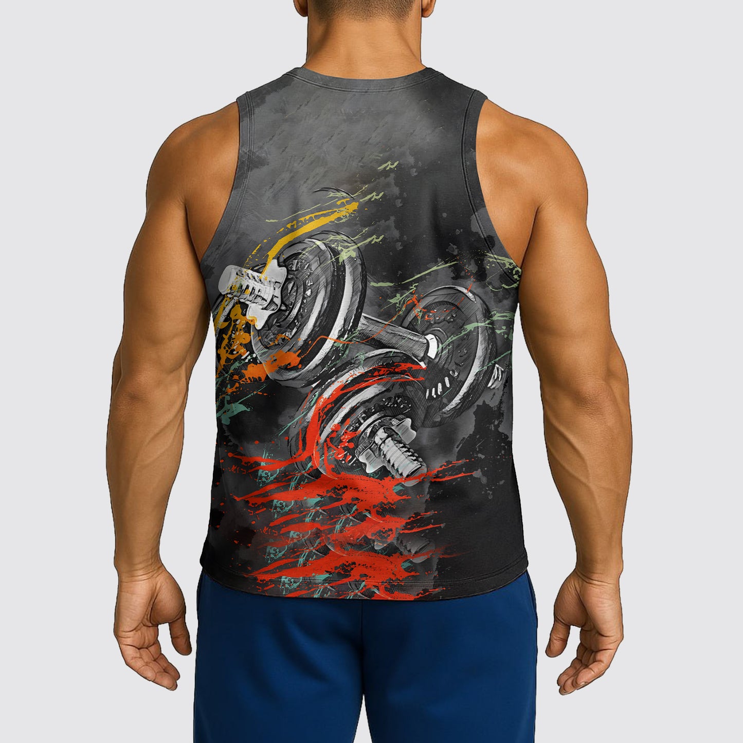 Ultimate Gym Tank Top for Men: Stay Cool and Comfy During Intense Workouts- AA00822