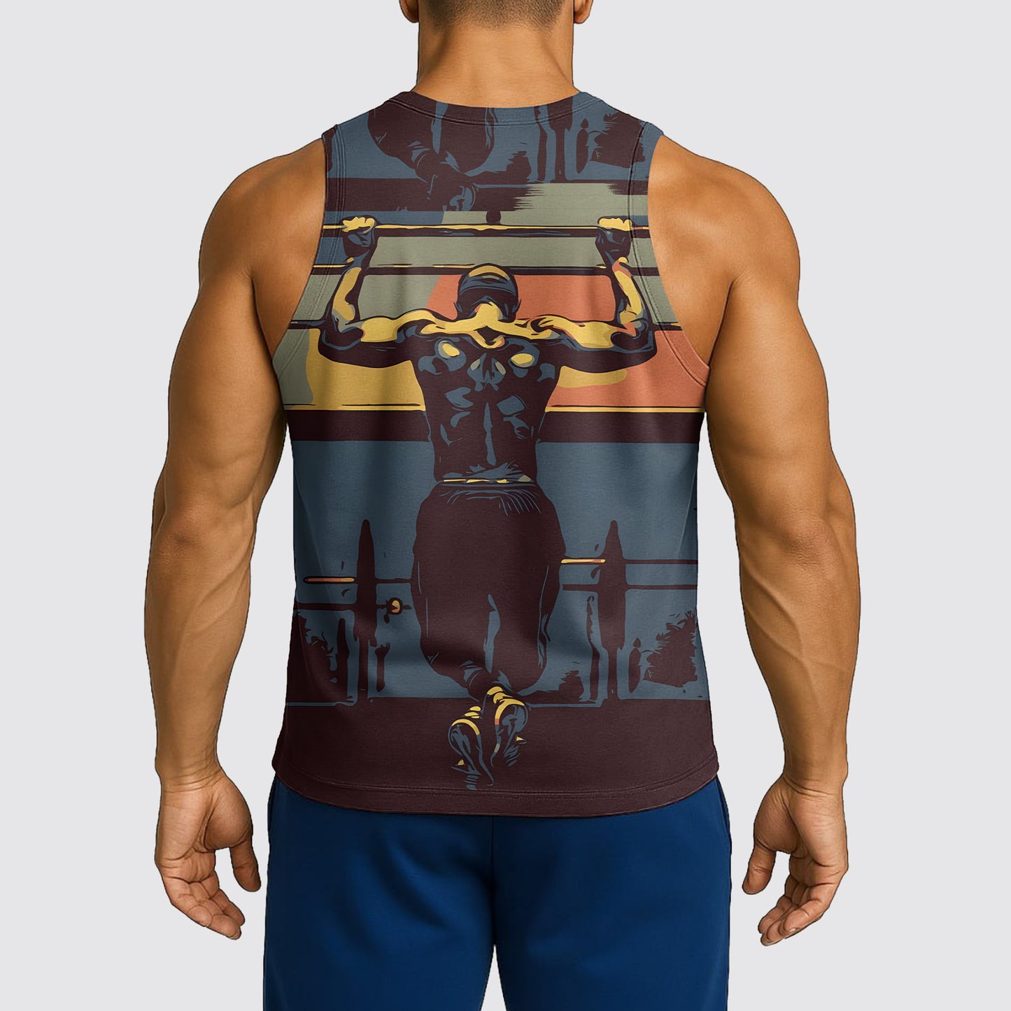 Ultimate Gym Tank Top for Men: Stay Cool and Comfy During Intense Workouts- AA00827