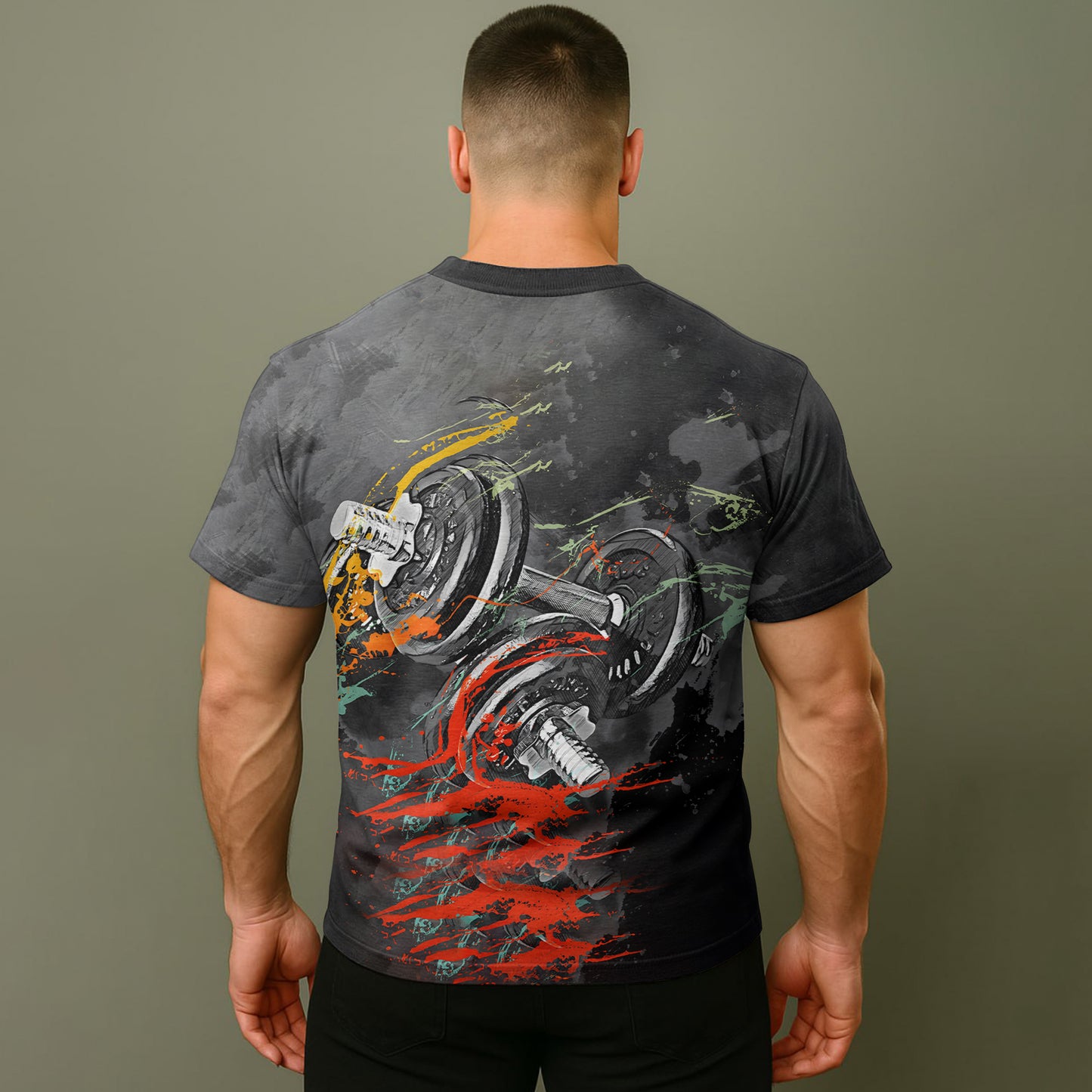 Ultimate Gym T-shirt for Men: Stay Cool and Comfy During Intense Workouts- AA00914