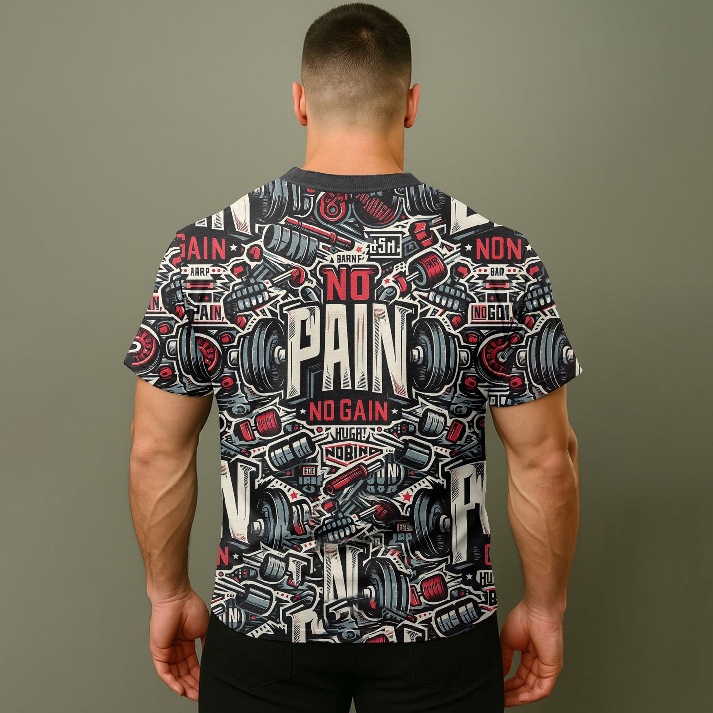 Ultimate Gym T-shirt for Men: Stay Cool and Comfy During Intense Workouts- AA01535