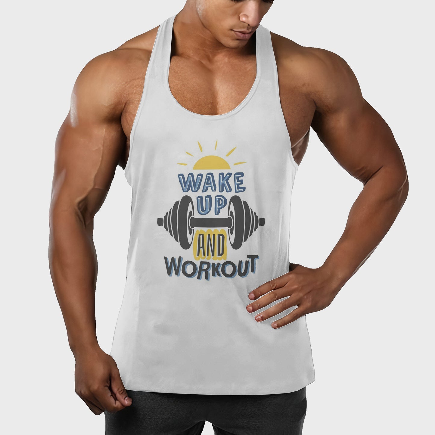 Customizable Bodybuilding Racerback Tank Top- AA04400