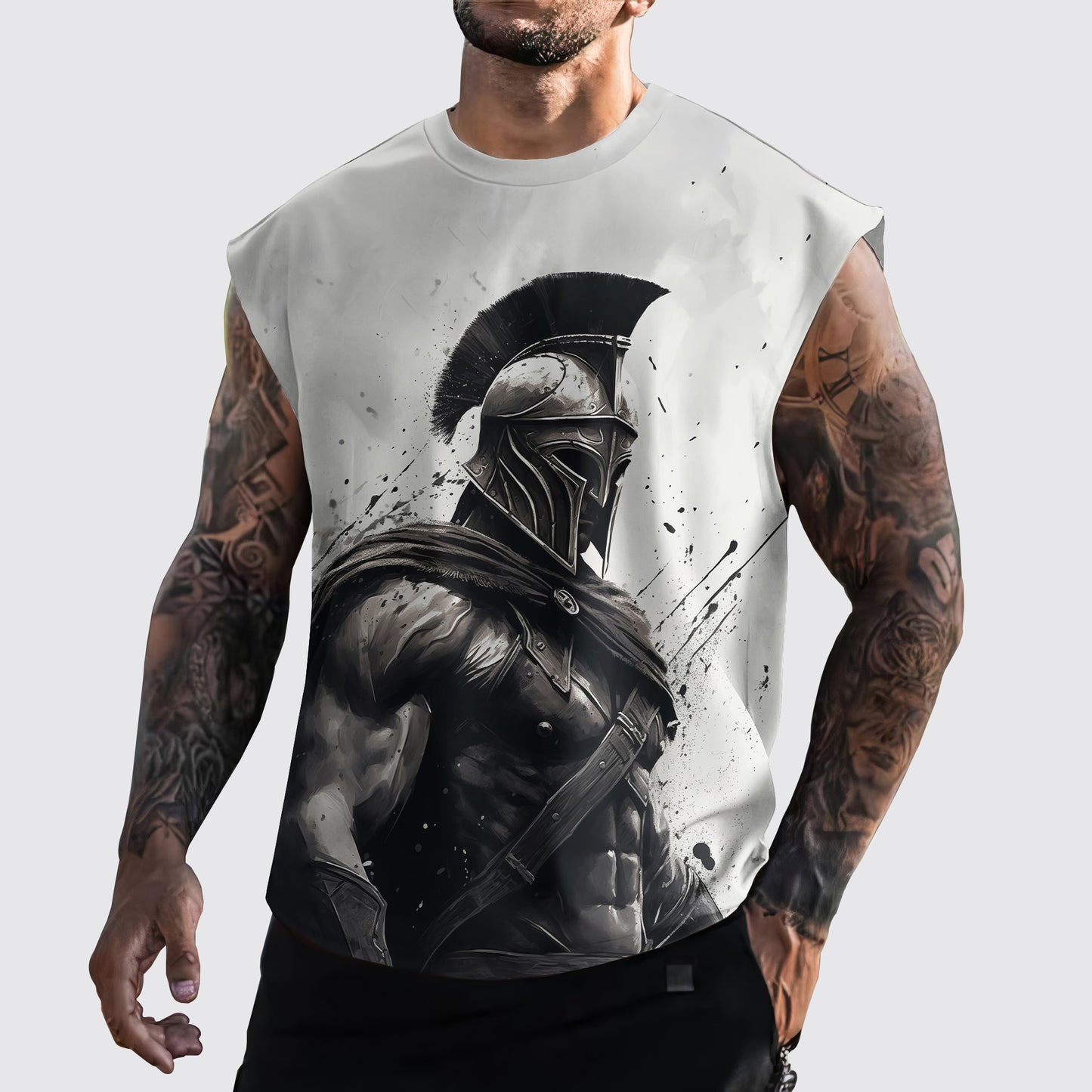 Warrior 3D Cut-Off Tank- AA05896