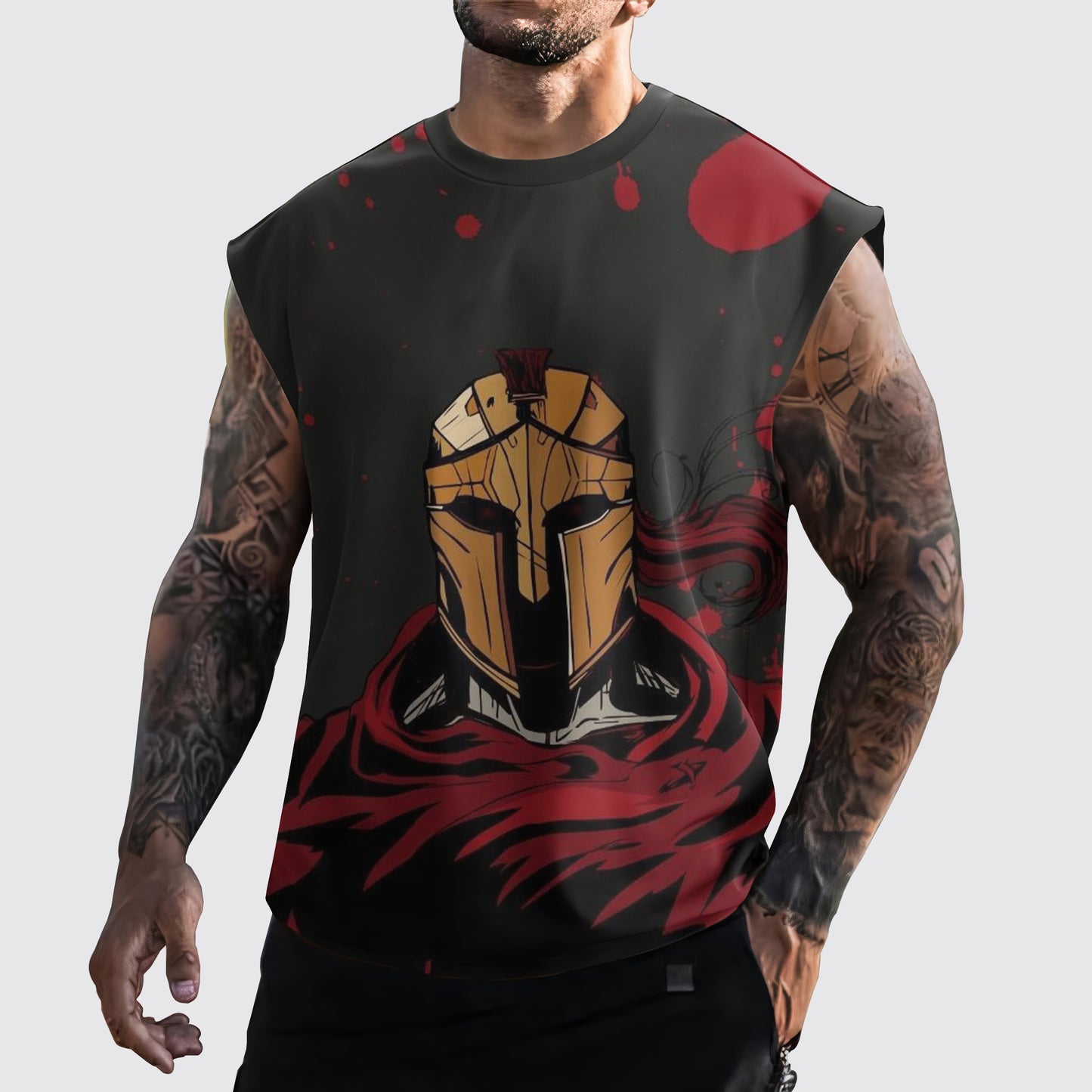 Warrior 3D Cut-Off Tank- AA05900