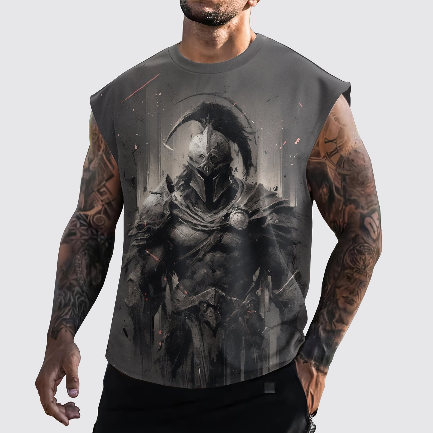Warrior 3D Cut-Off Tank- AA05908
