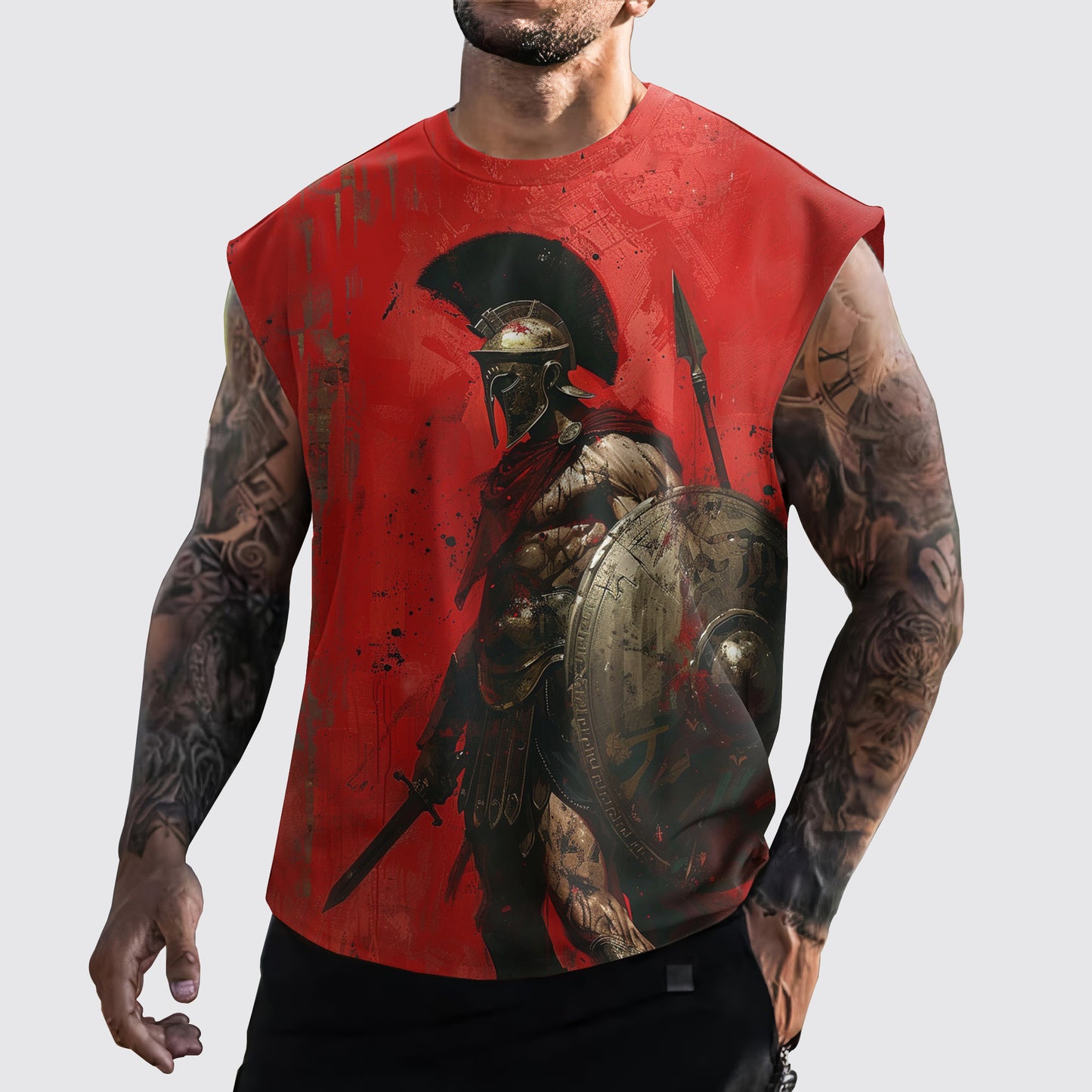 Warrior 3D Cut-Off Tank- AA05920