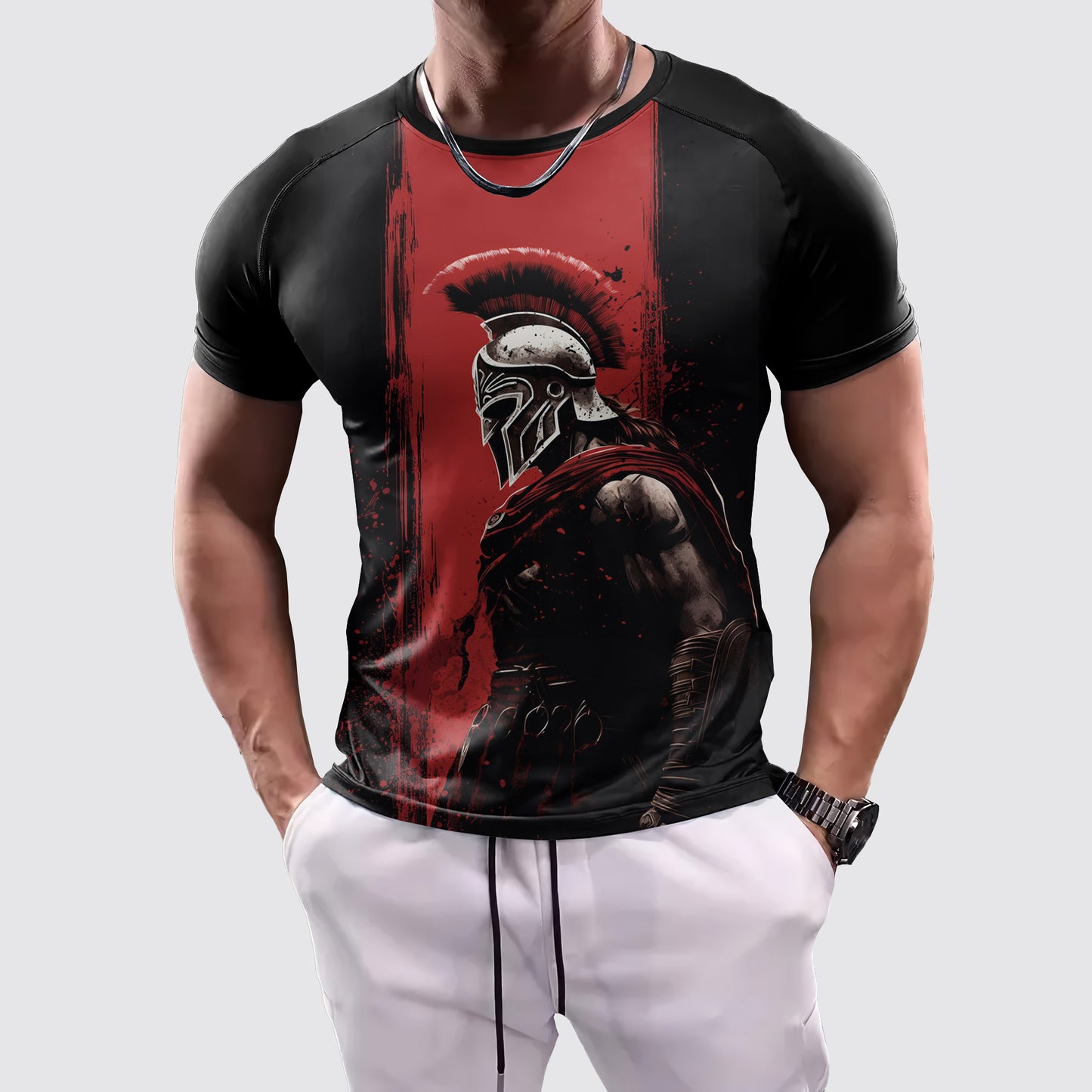 Warrior 3D Tight-Fitting Tee- AA05922