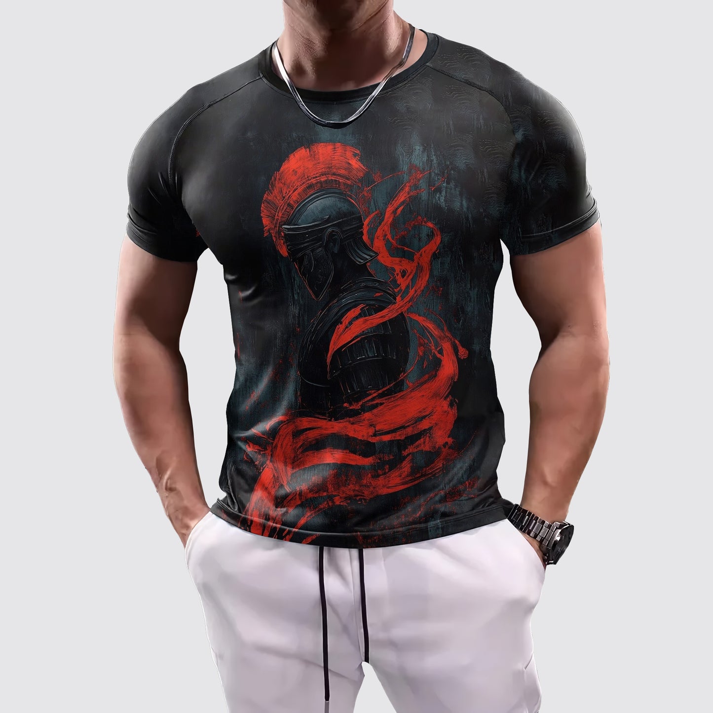 Warrior 3D Tight-Fitting Tee- AA05923