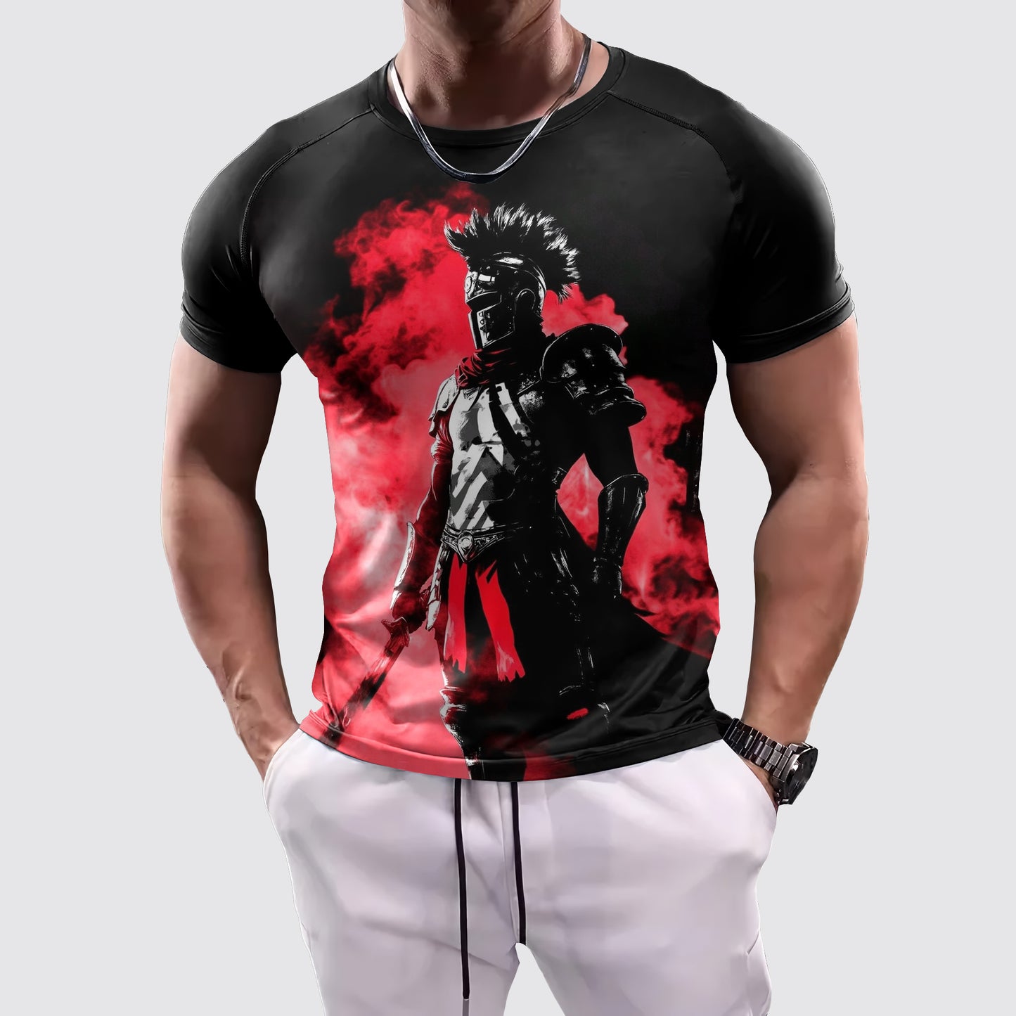 Warrior 3D Tight-Fitting Tee- AA05926