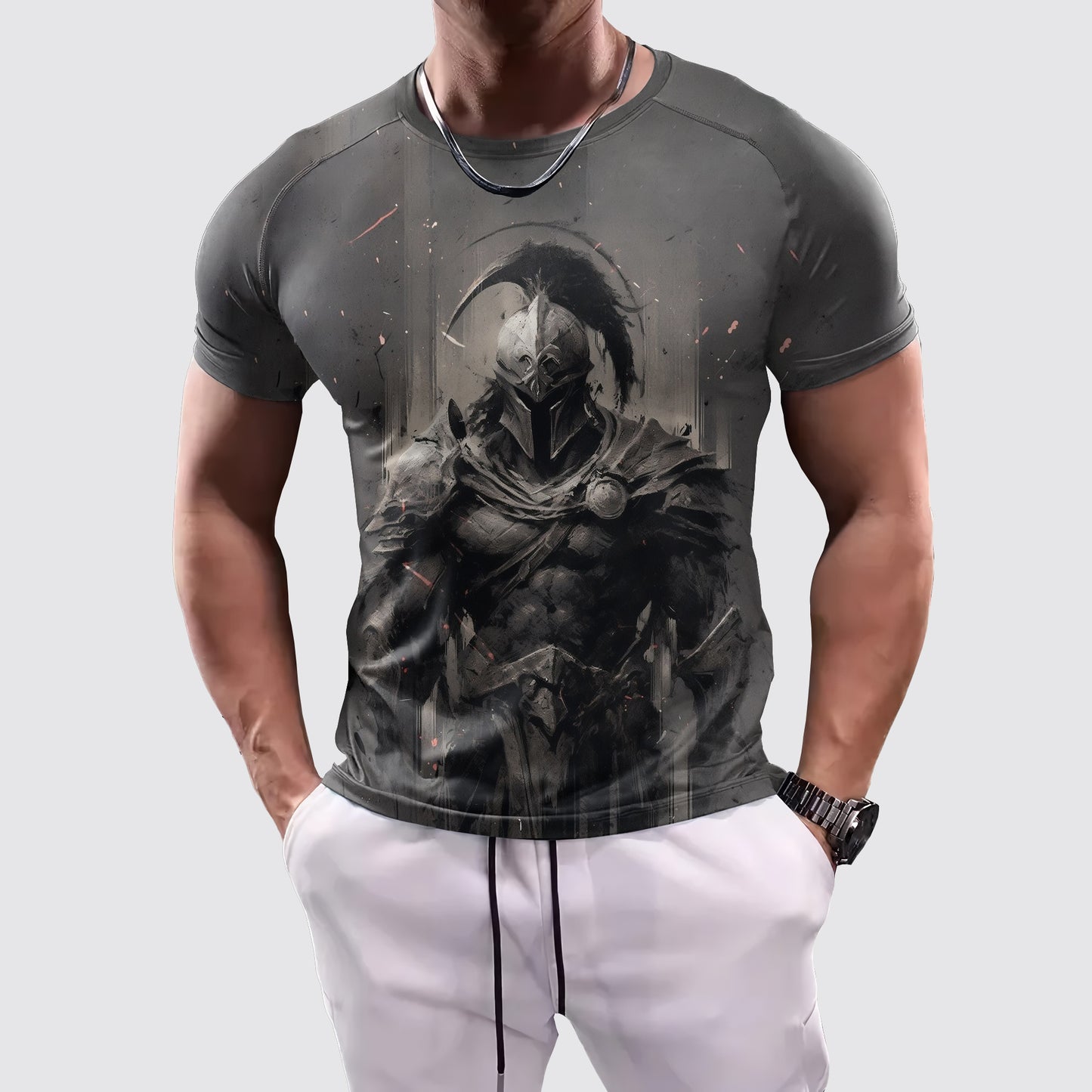 Warrior 3D Tight-Fitting Tee- AA05928