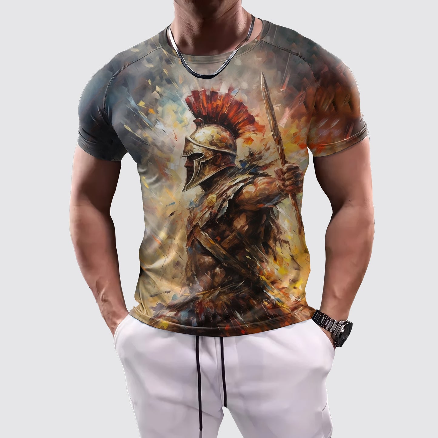 Warrior 3D Tight-Fitting Tee- AA05931