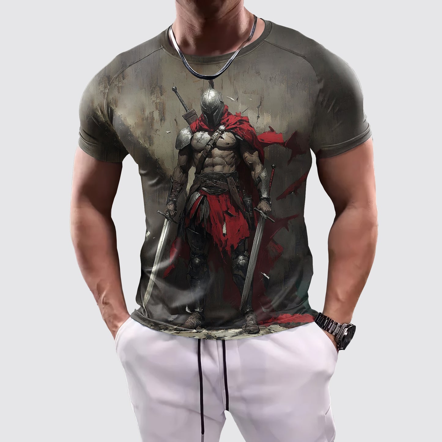 Warrior 3D Tight-Fitting Tee- AA05934