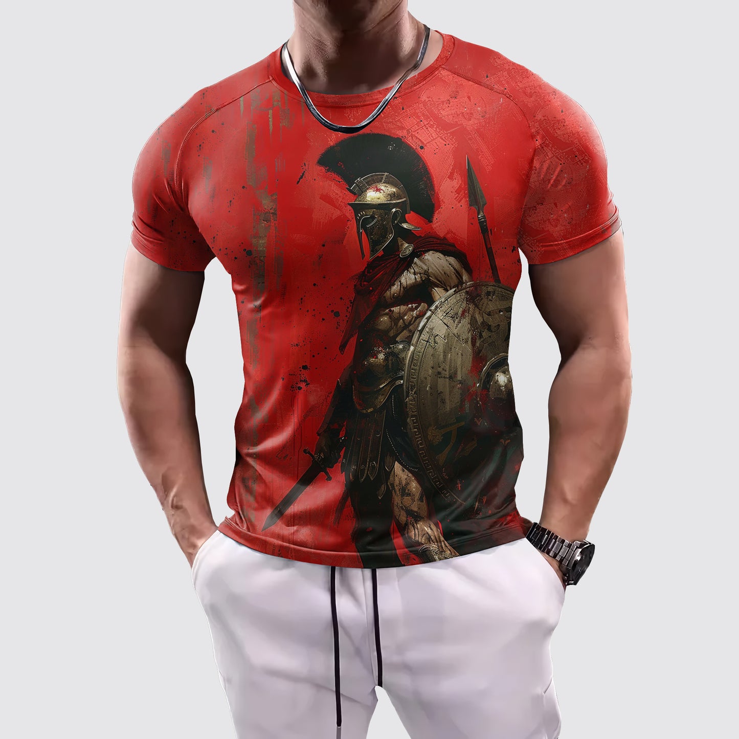 Warrior 3D Tight-Fitting Tee- AA05940