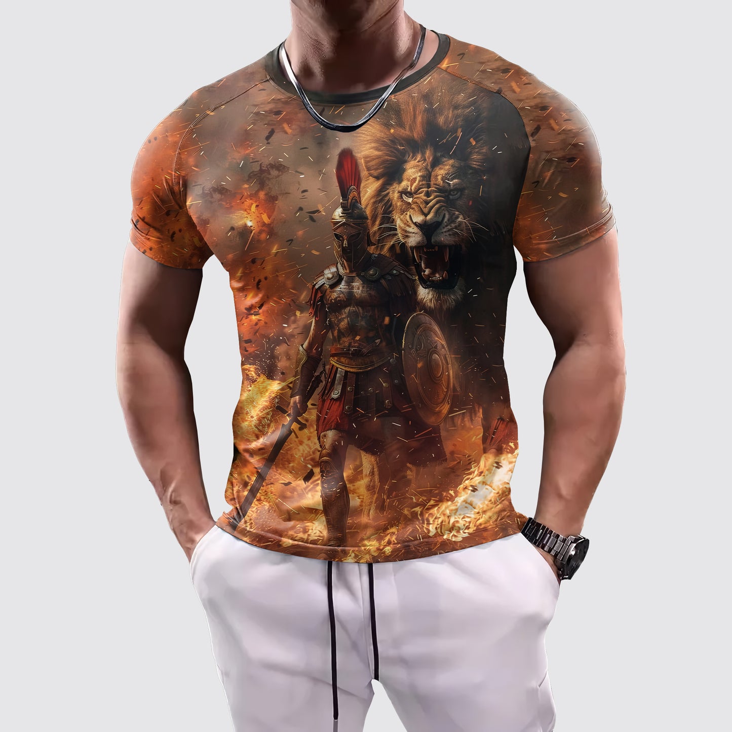 Warrior 3D Tight-Fitting Tee- AA05943