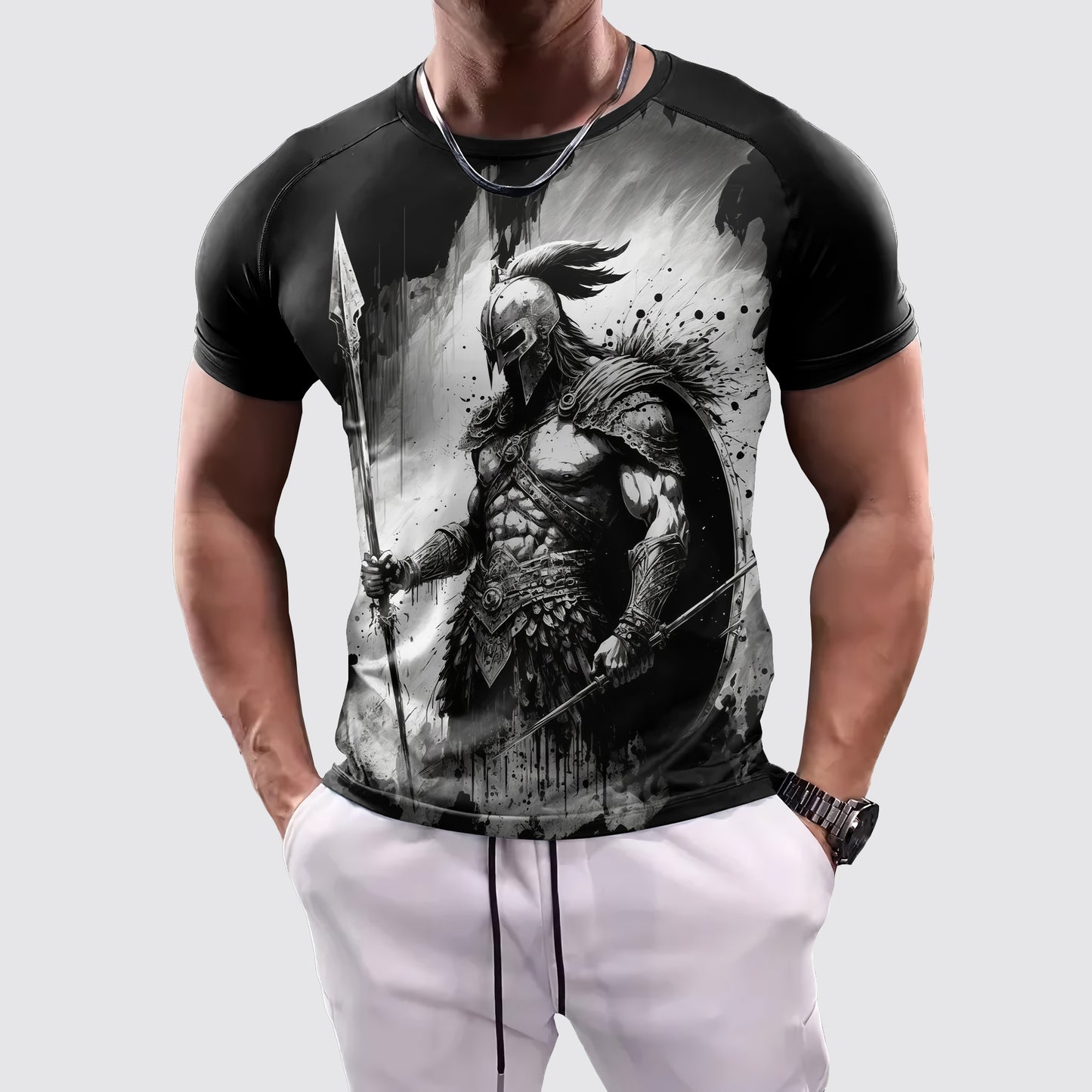 Warrior 3D Tight-Fitting Tee- AA05946