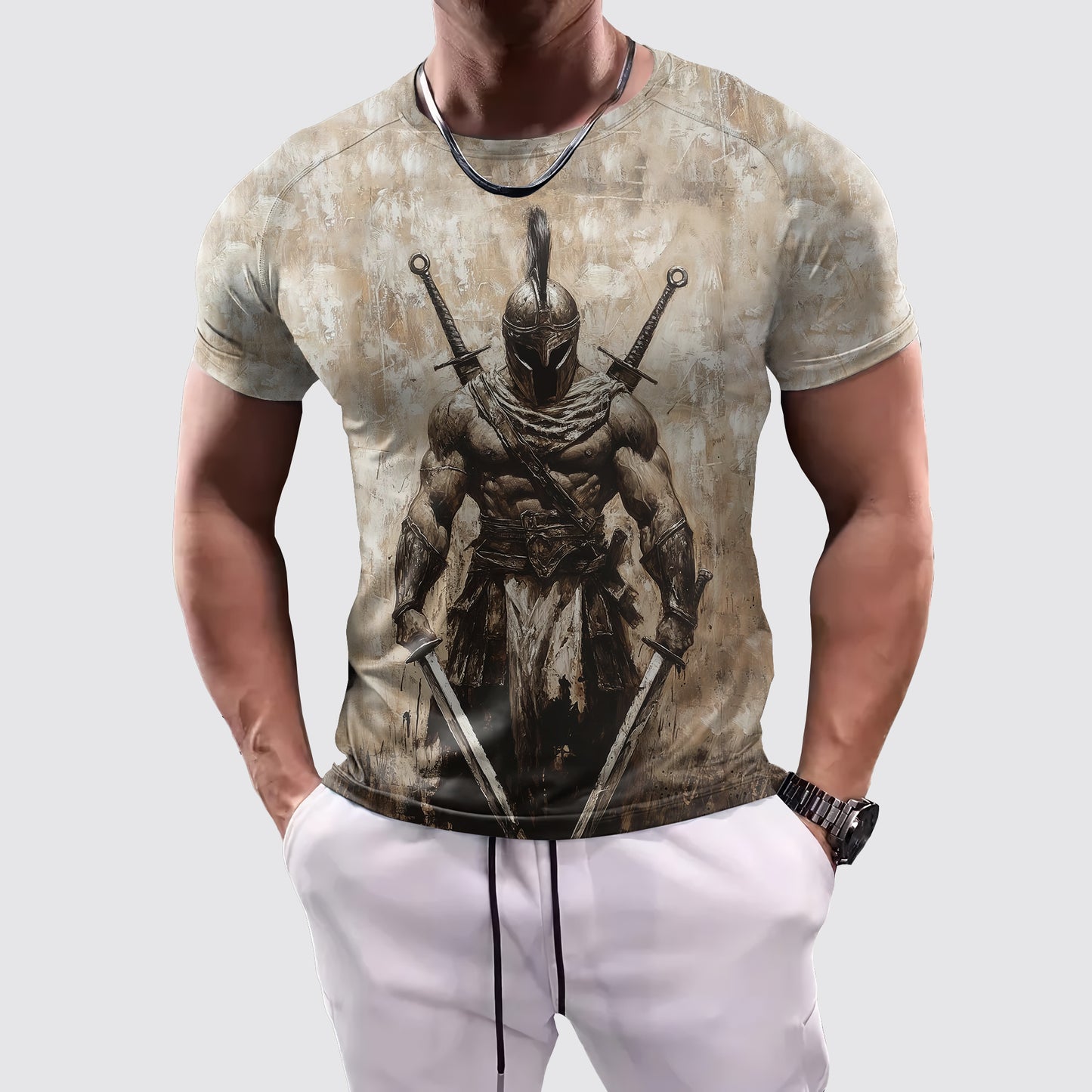 Warrior 3D Tight-Fitting Tee- AA05948