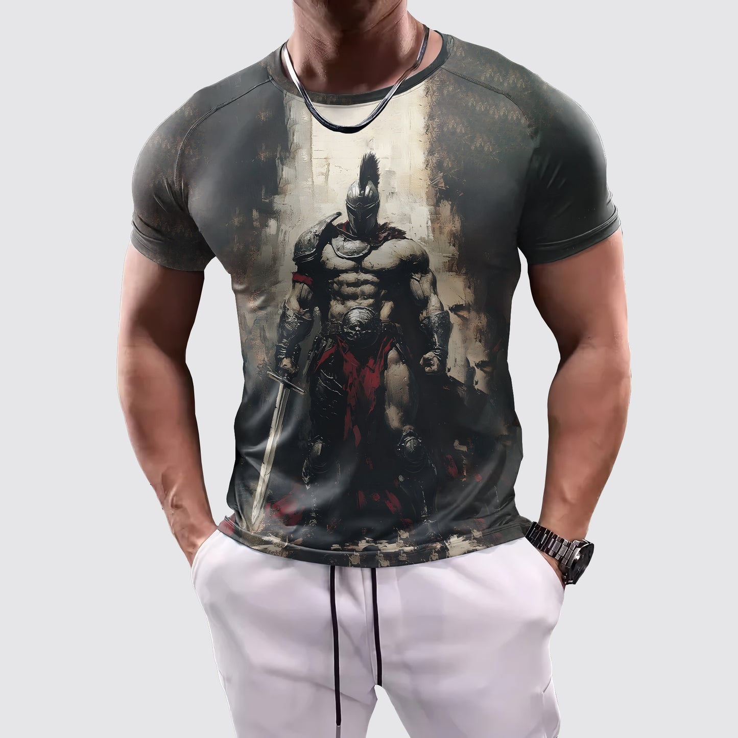 Warrior 3D Tight-Fitting Tee- AA05951