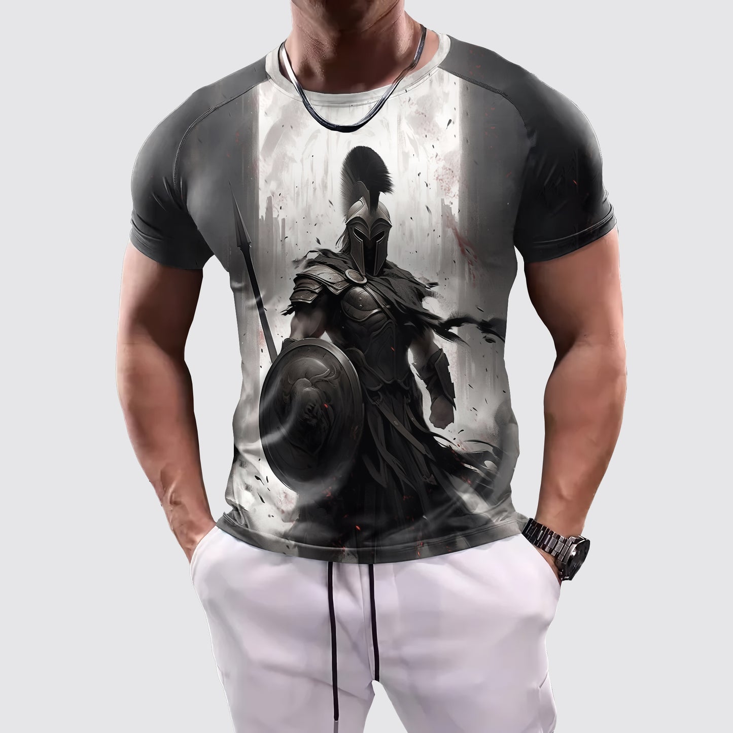 Warrior 3D Tight-Fitting Tee- AA05961