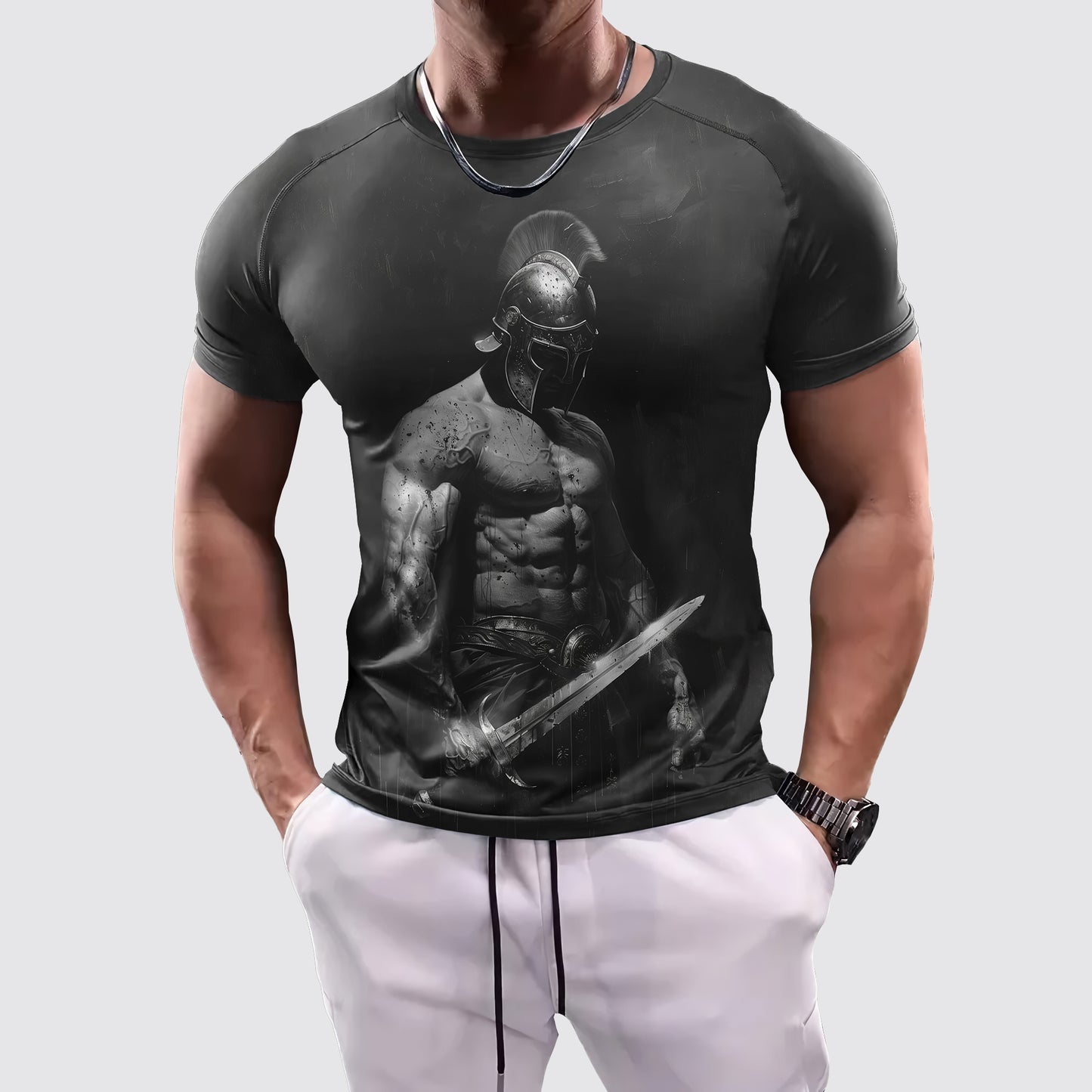 Warrior 3D Tight-Fitting Tee- AA05962