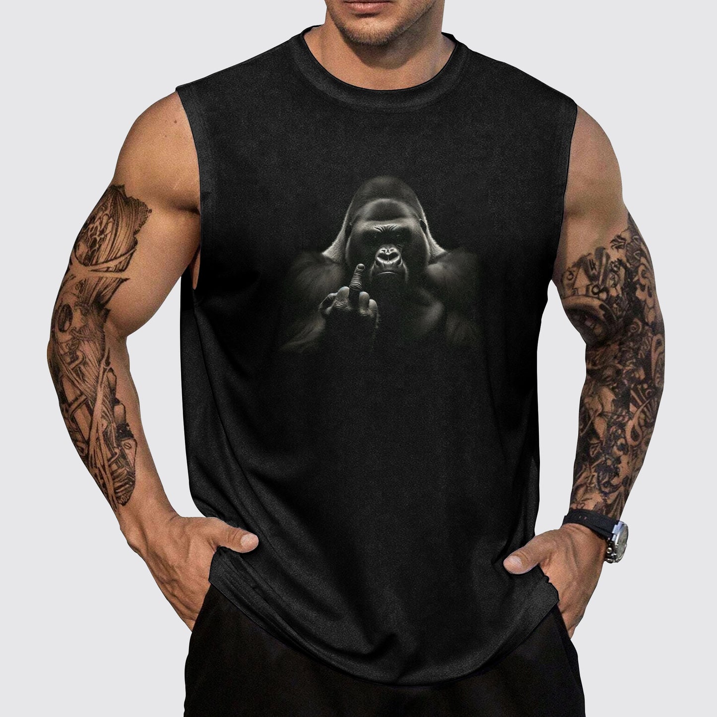 Savage Power Series Round Neck Tank Top- AA06059