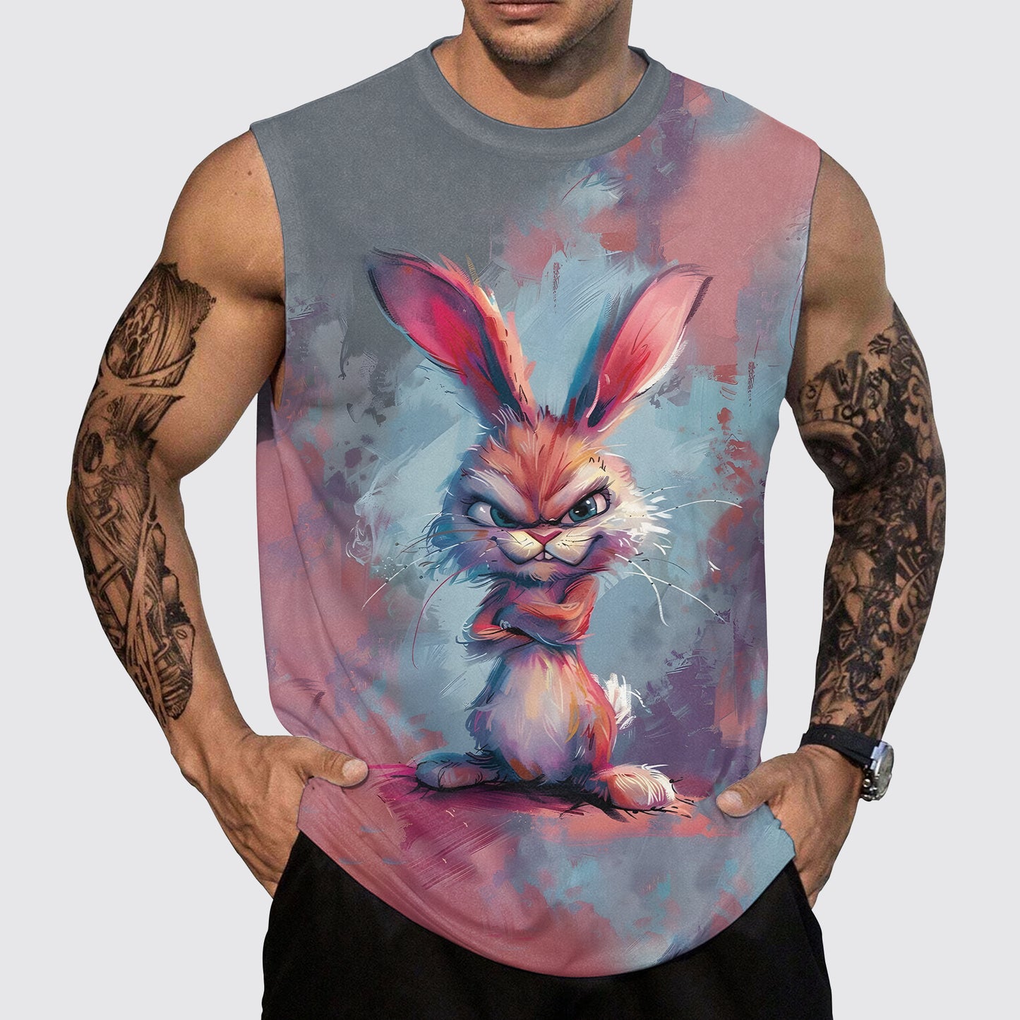 Savage Power Series Round Neck Tank Top- AA06062