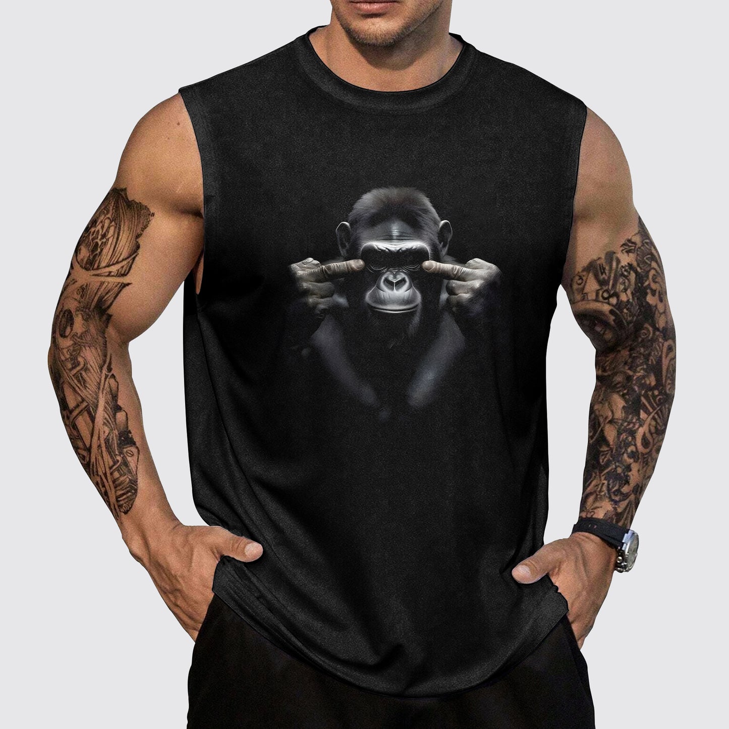 Savage Power Series Round Neck Tank Top- AA06064