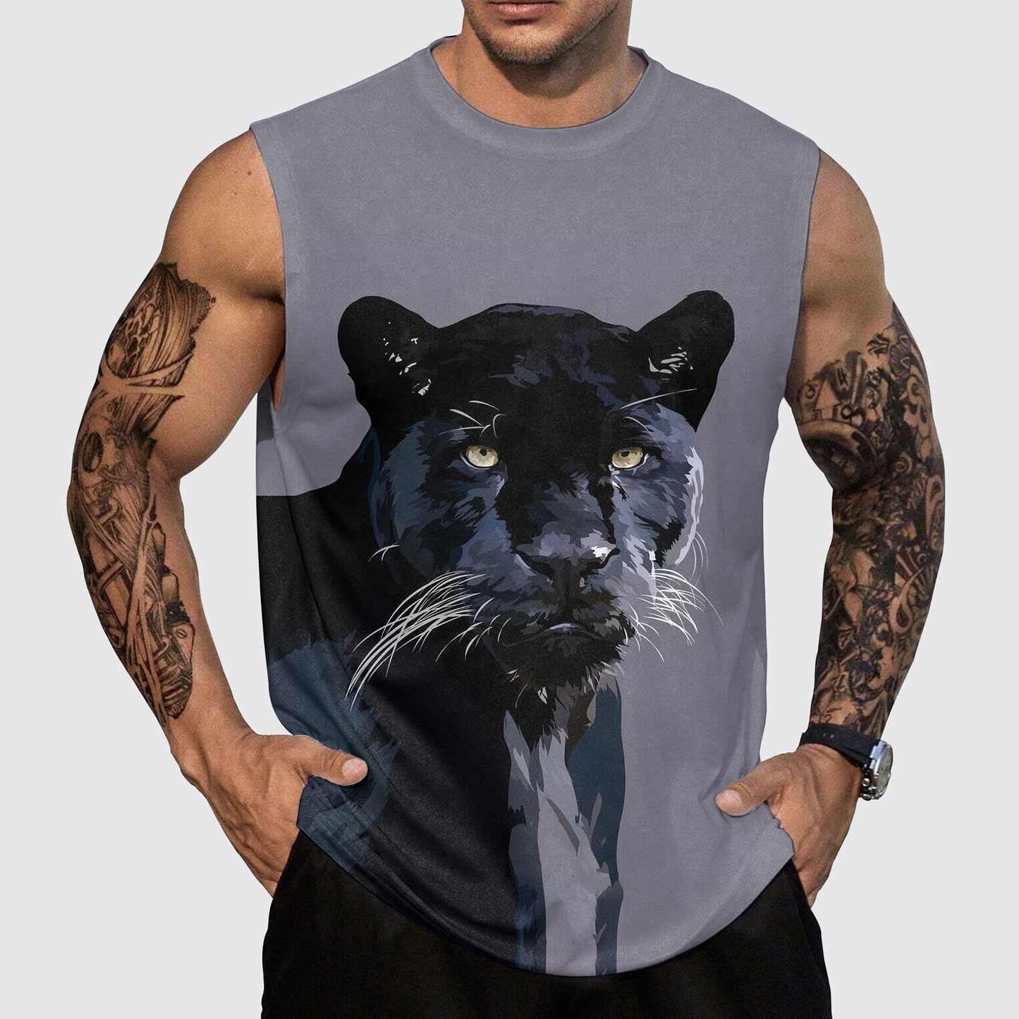 Savage Power Series Round Neck Tank Top- AA06072