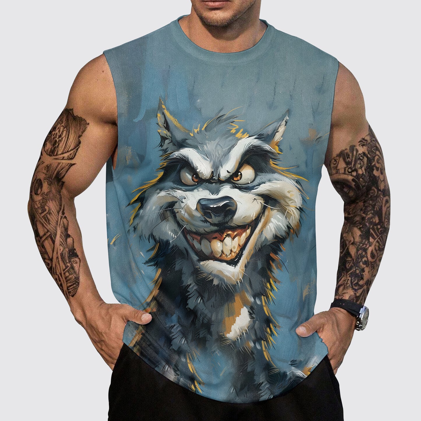 Savage Power Series Round Neck Tank Top- AA06079