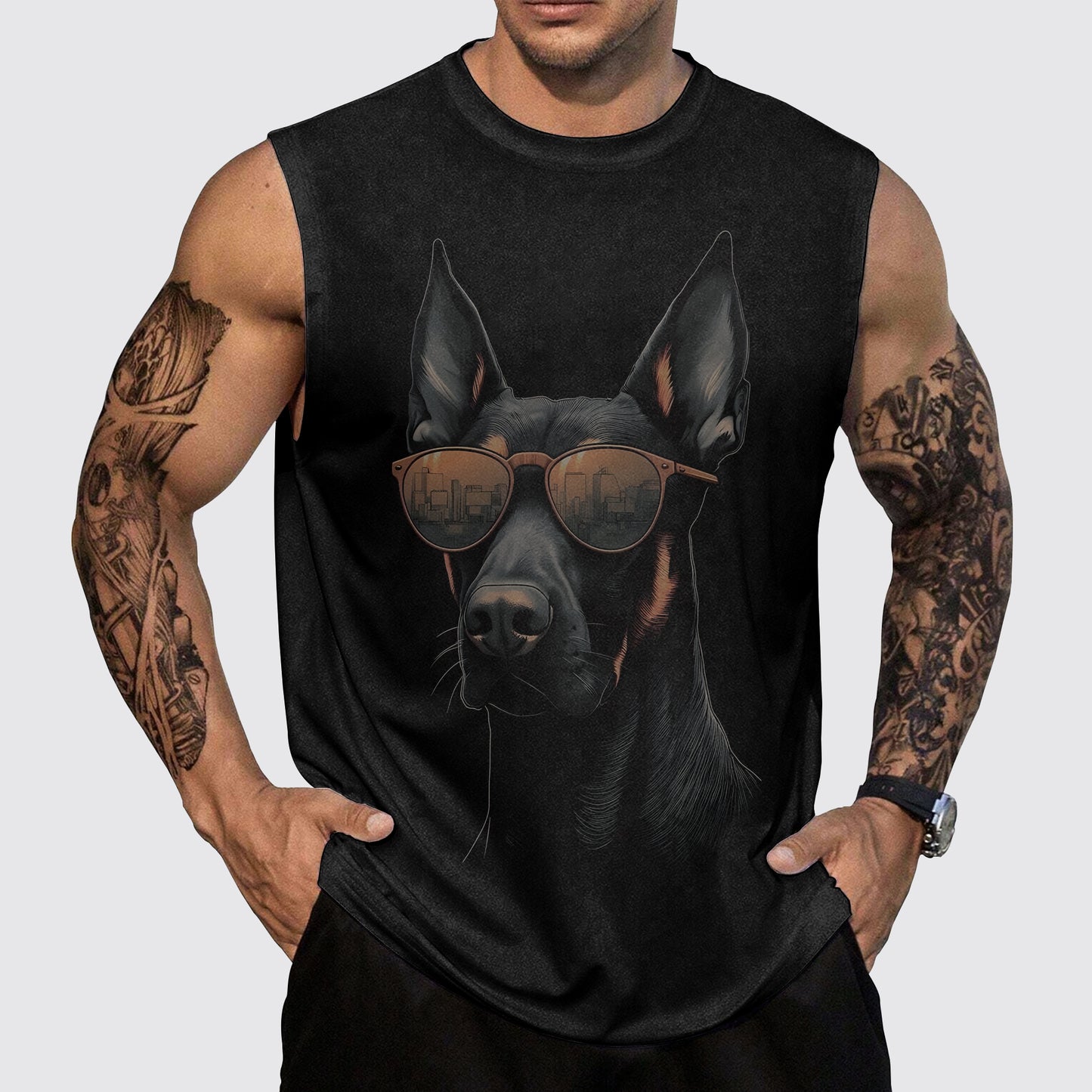 Savage Power Series Round Neck Tank Top- AA06084