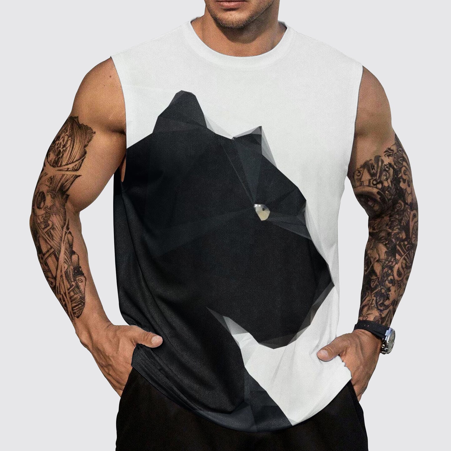 Savage Power Series Round Neck Tank Top- AA06088