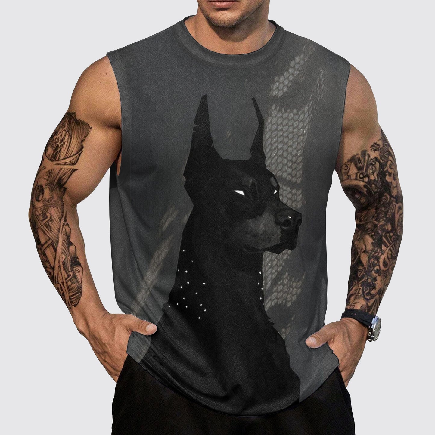 Savage Power Series Round Neck Tank Top- AA06089