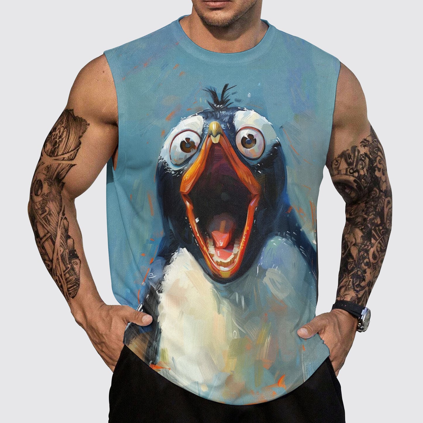 Savage Power Series Round Neck Tank Top- AA06095