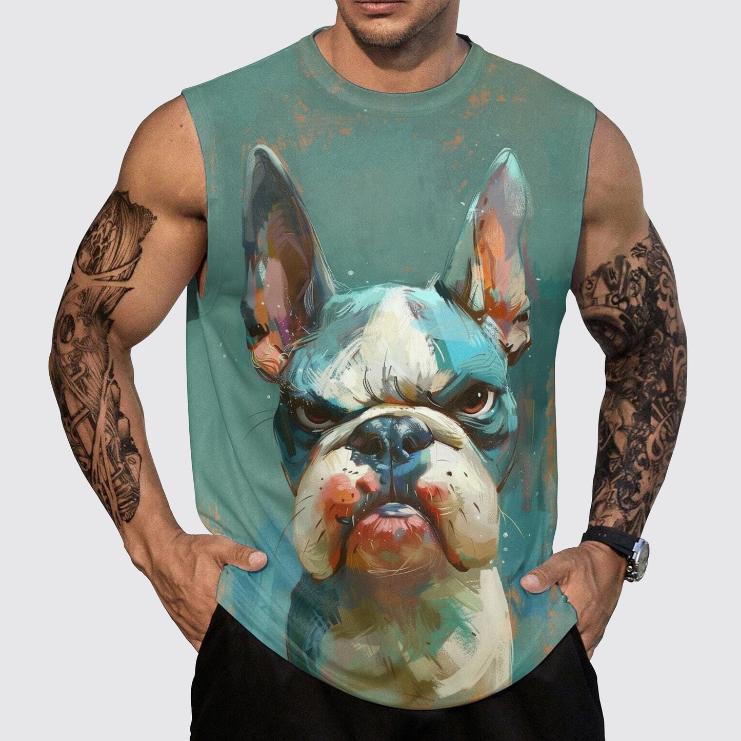 Savage Power Series Round Neck Tank Top- AA06100