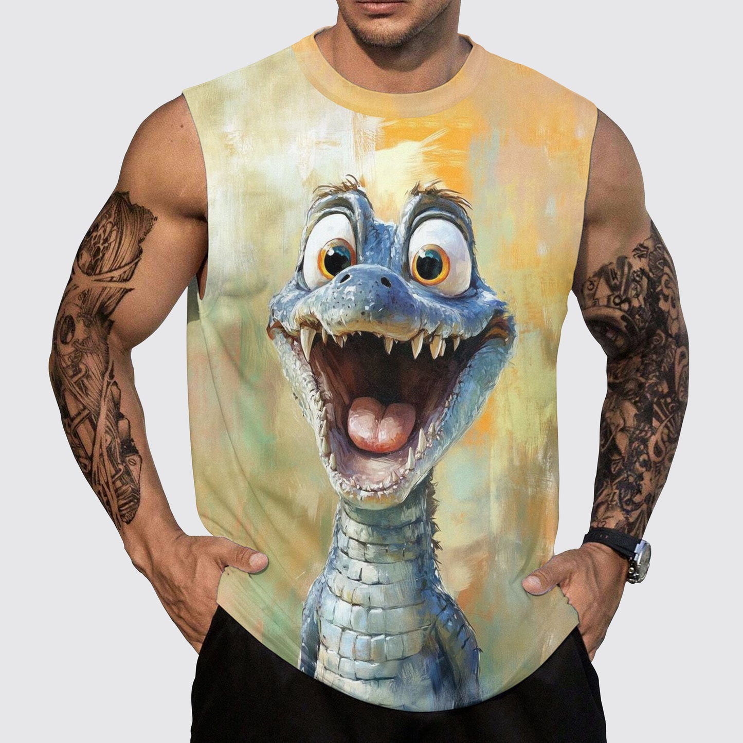 Savage Power Series Round Neck Tank Top- AA06102