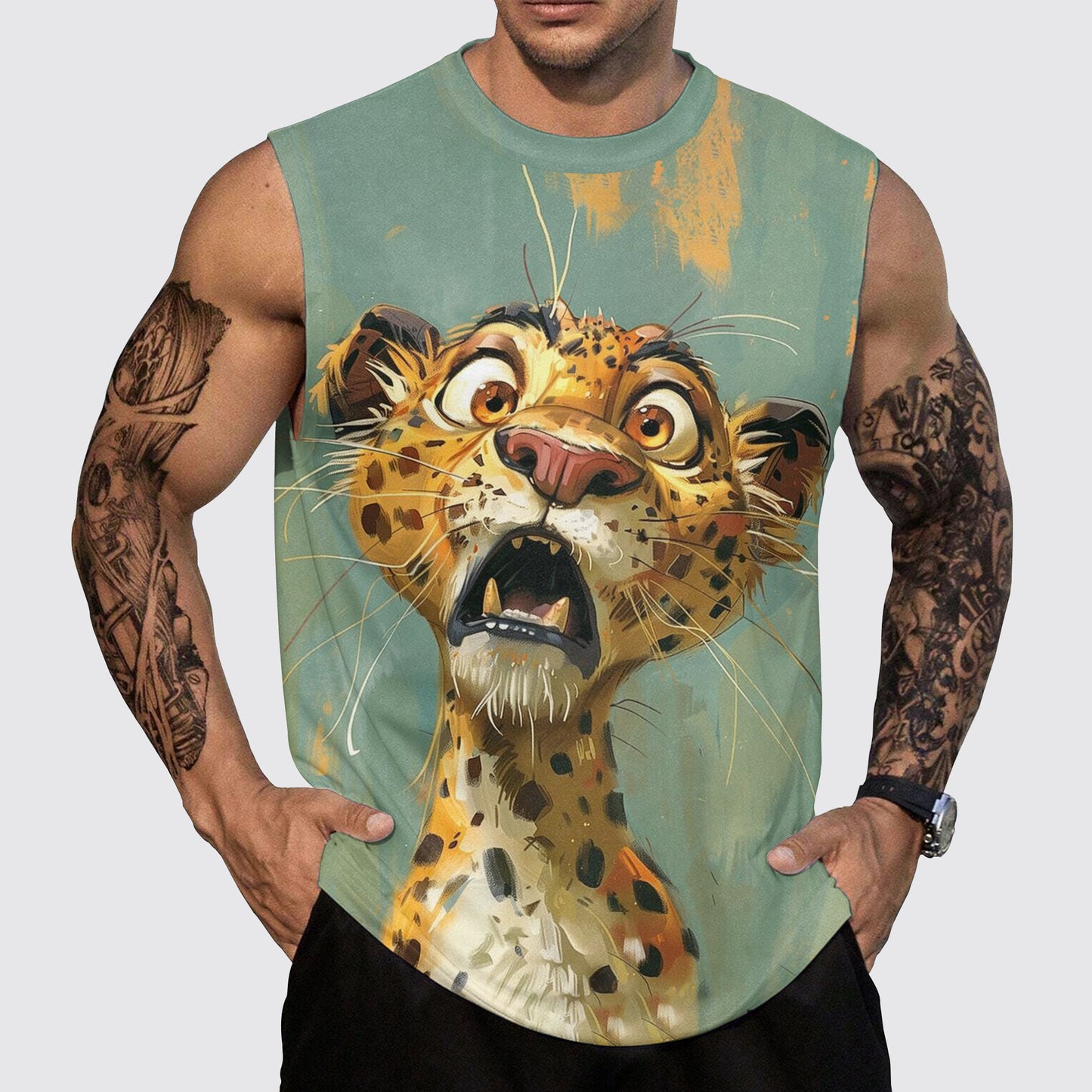 Savage Power Series Round Neck Tank Top- AA06108