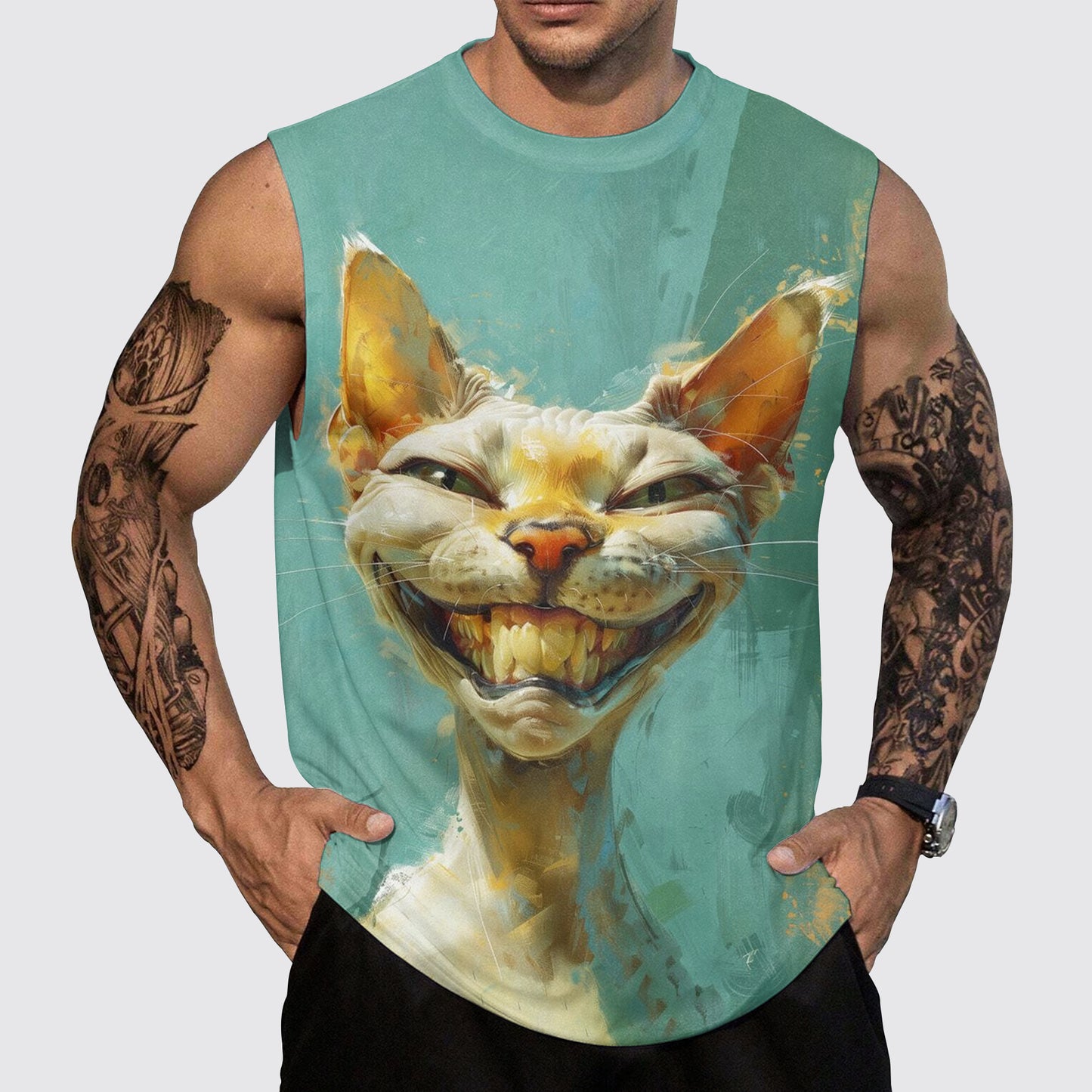 Savage Power Series Round Neck Tank Top- AA06109