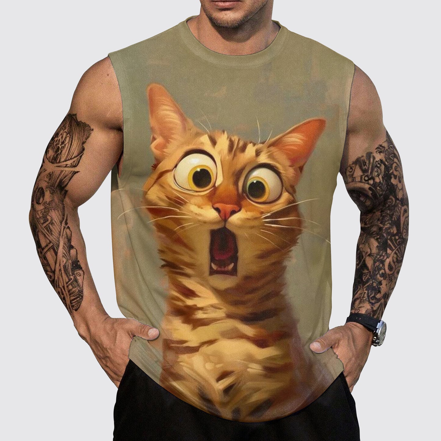 Savage Power Series Round Neck Tank Top- AA06110