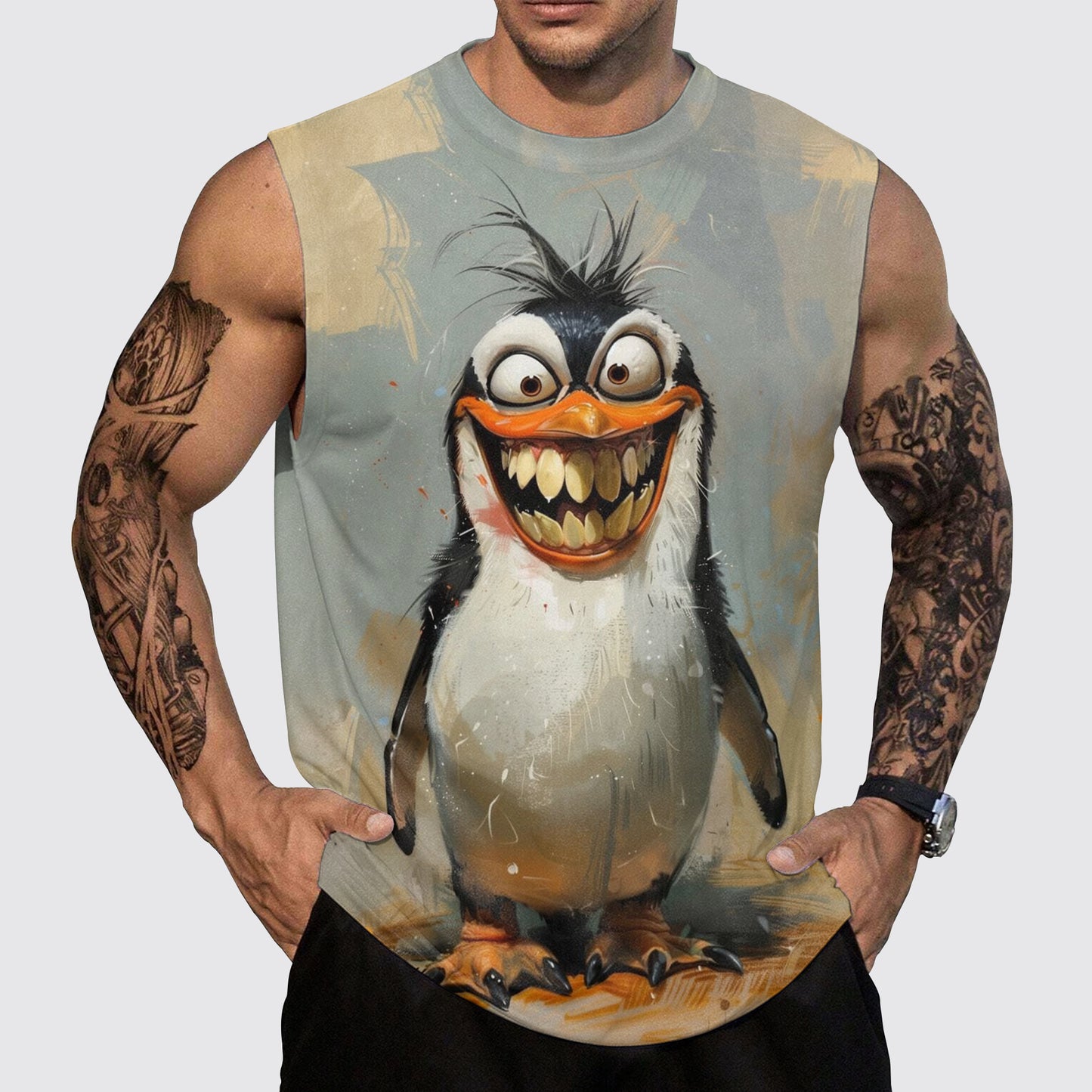 Savage Power Series Round Neck Tank Top- AA06115