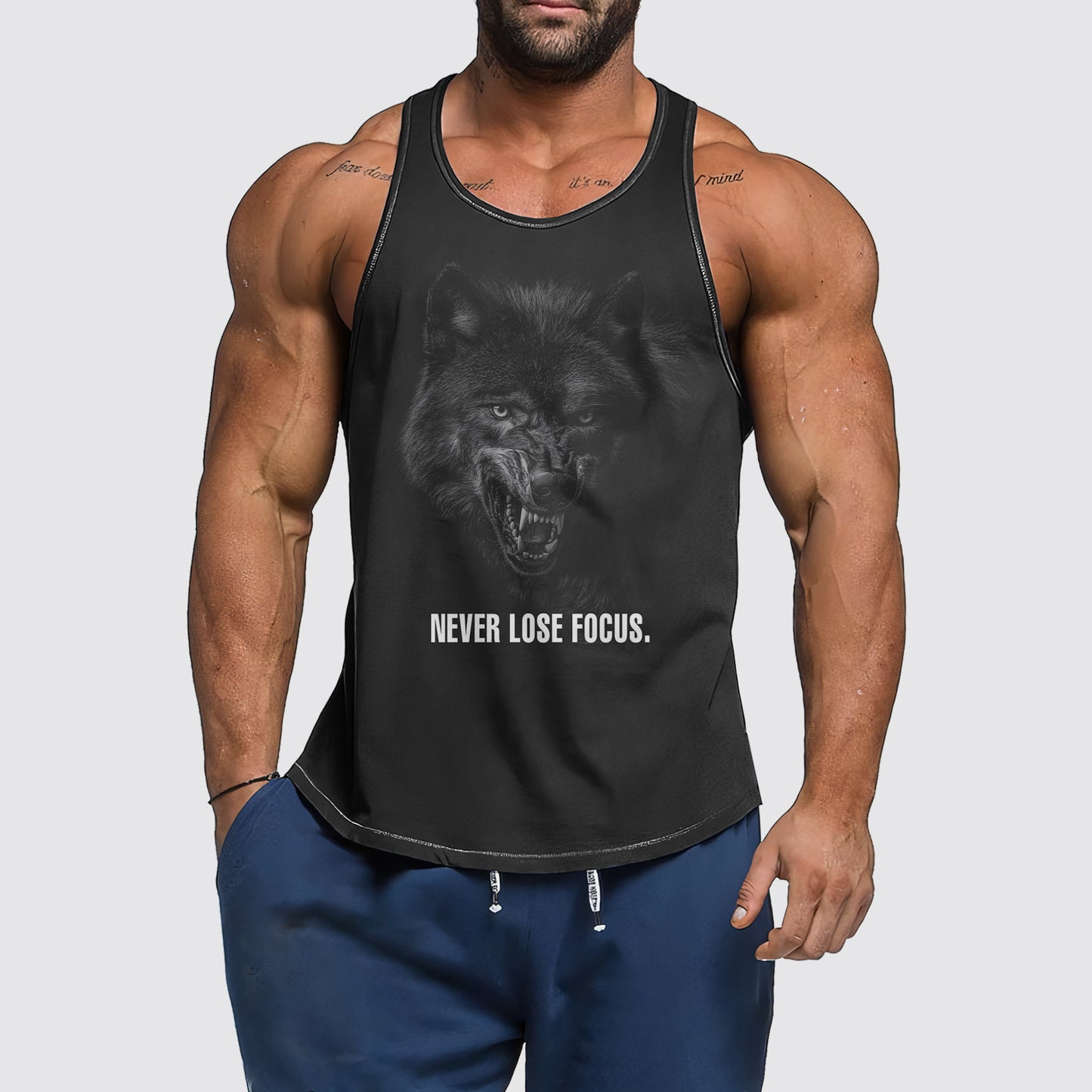 Ultimate Gym Tank Top for Men: Stay Cool and Comfy During Intense Workouts- AA06214