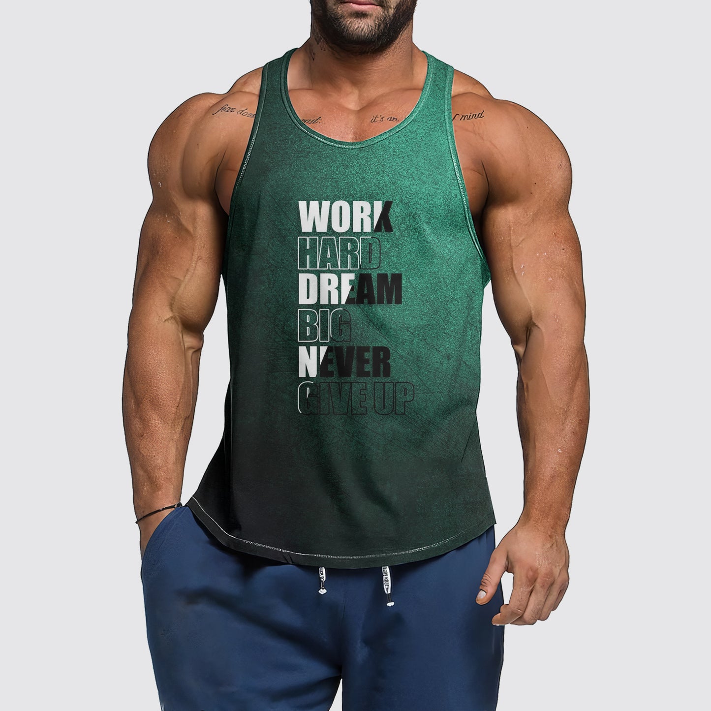 Ultimate Gym Tank Top for Men: Stay Cool and Comfy During Intense Workouts- AA06254