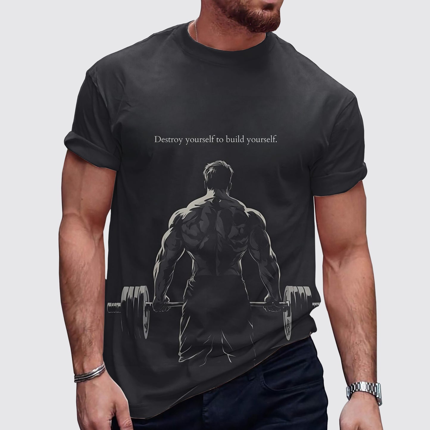 Ultimate Gym T-shirt for Men: Stay Cool and Comfy During Intense Workouts- AA06299