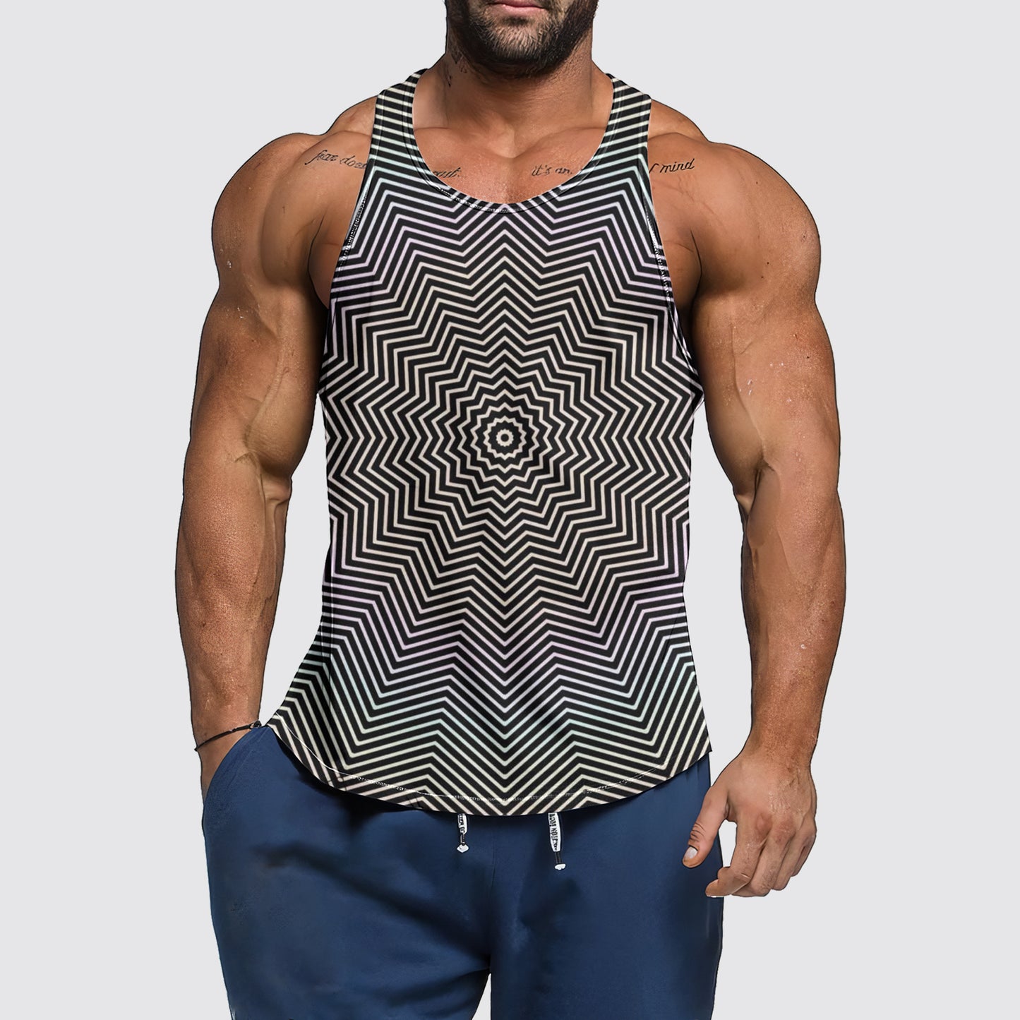 Optical Illusion Tank Top- AA06307