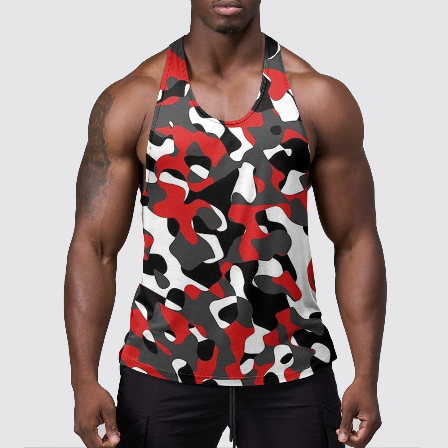 StealthFlex Camo Tank Top- Performance Fit for Bodybuilders- AA06351