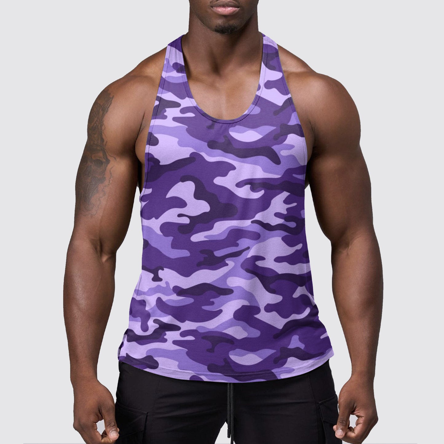 StealthFlex Camo Tank Top- Performance Fit for Bodybuilders- AA06352