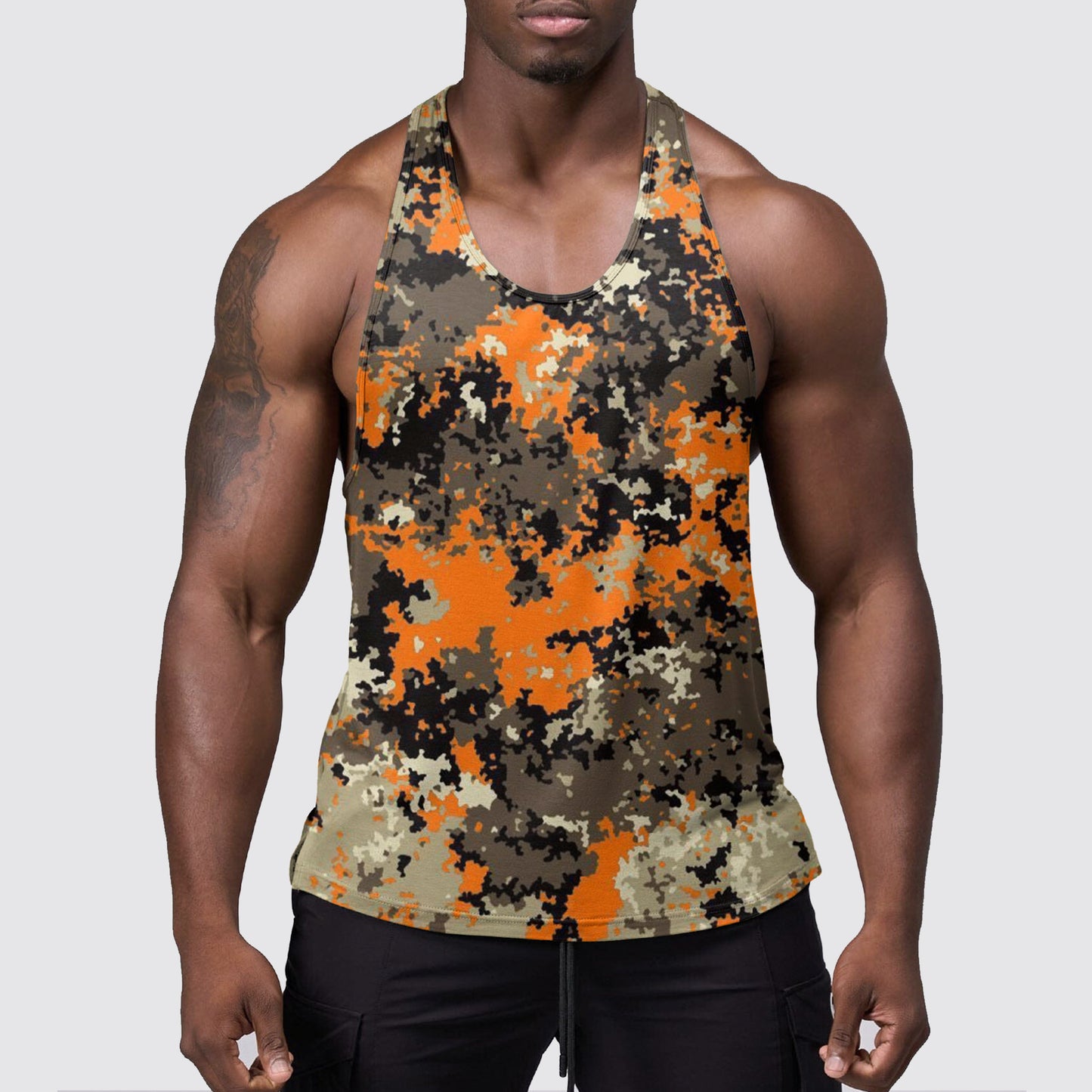 StealthFlex Camo Tank Top- Performance Fit for Bodybuilders- AA06357