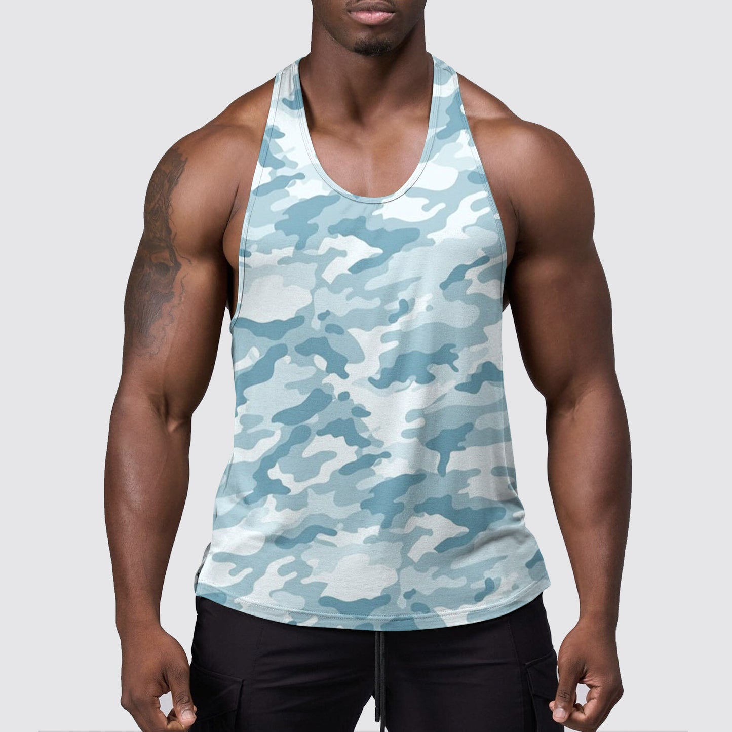 StealthFlex Camo Tank Top- Performance Fit for Bodybuilders- AA06364