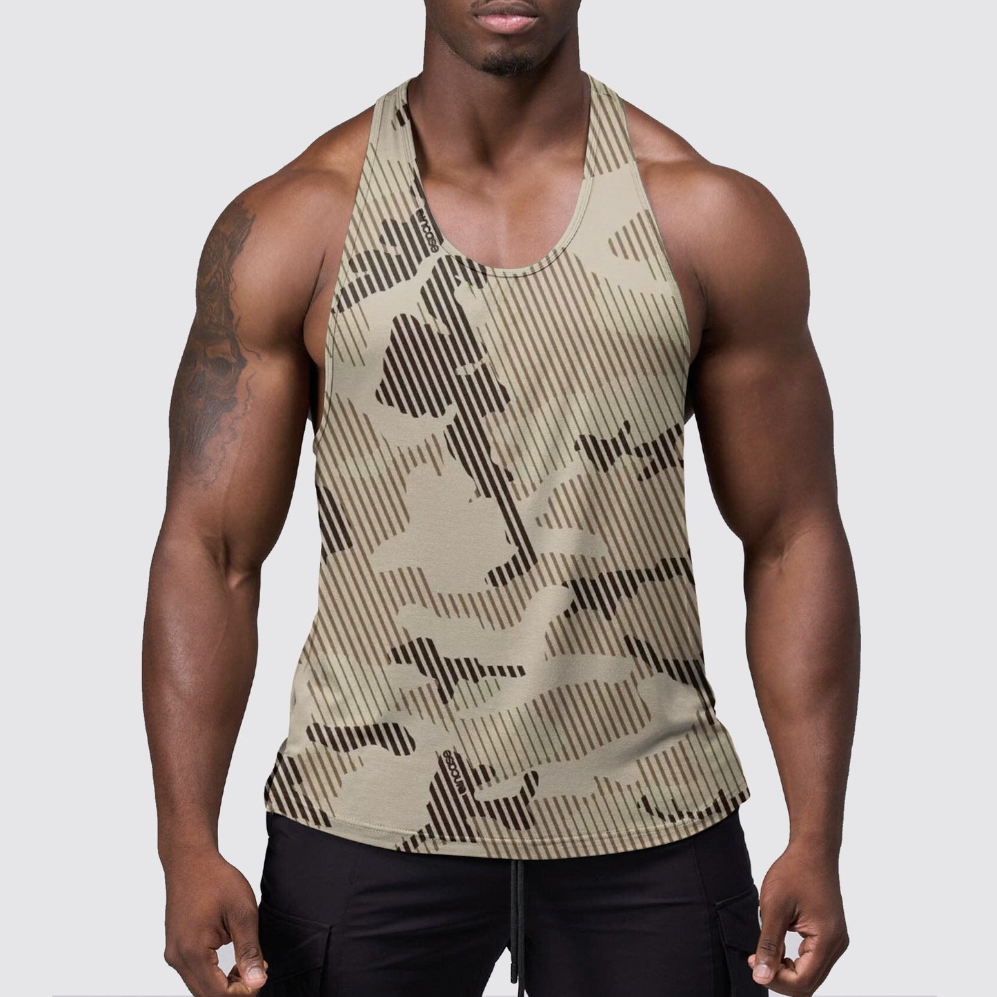 StealthFlex Camo Tank Top- Performance Fit for Bodybuilders- AA06365