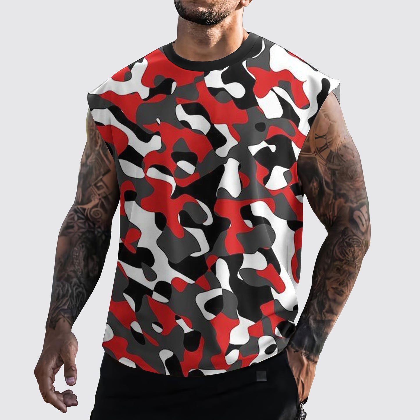 Urban Camo Cut-Off Tank- AA06429