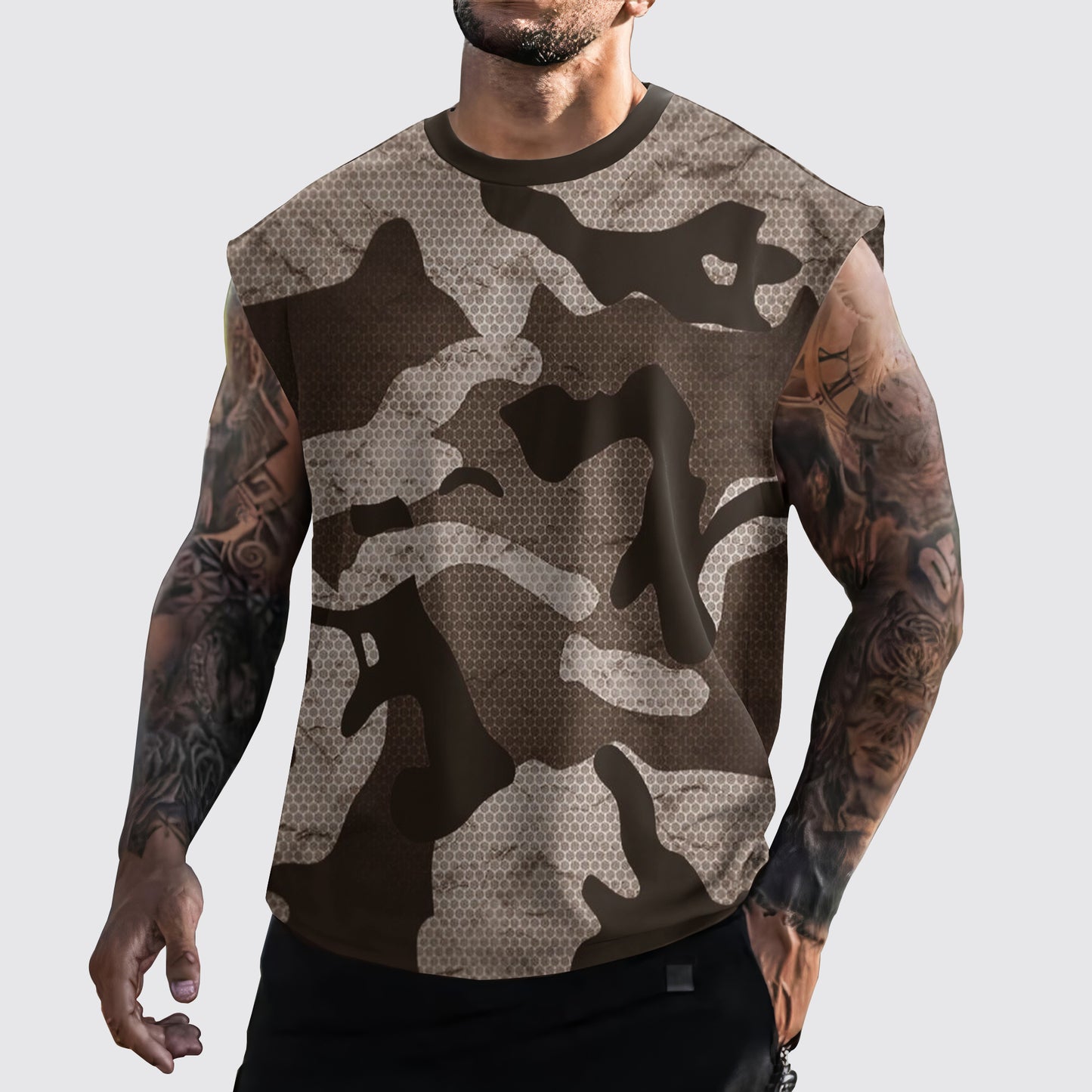 Urban Camo Cut-Off Tank- AA06440