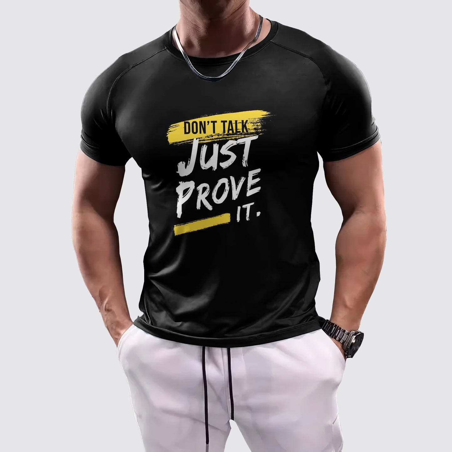 Elevate Your Performance: Tight-Fitting Tee- AA06465