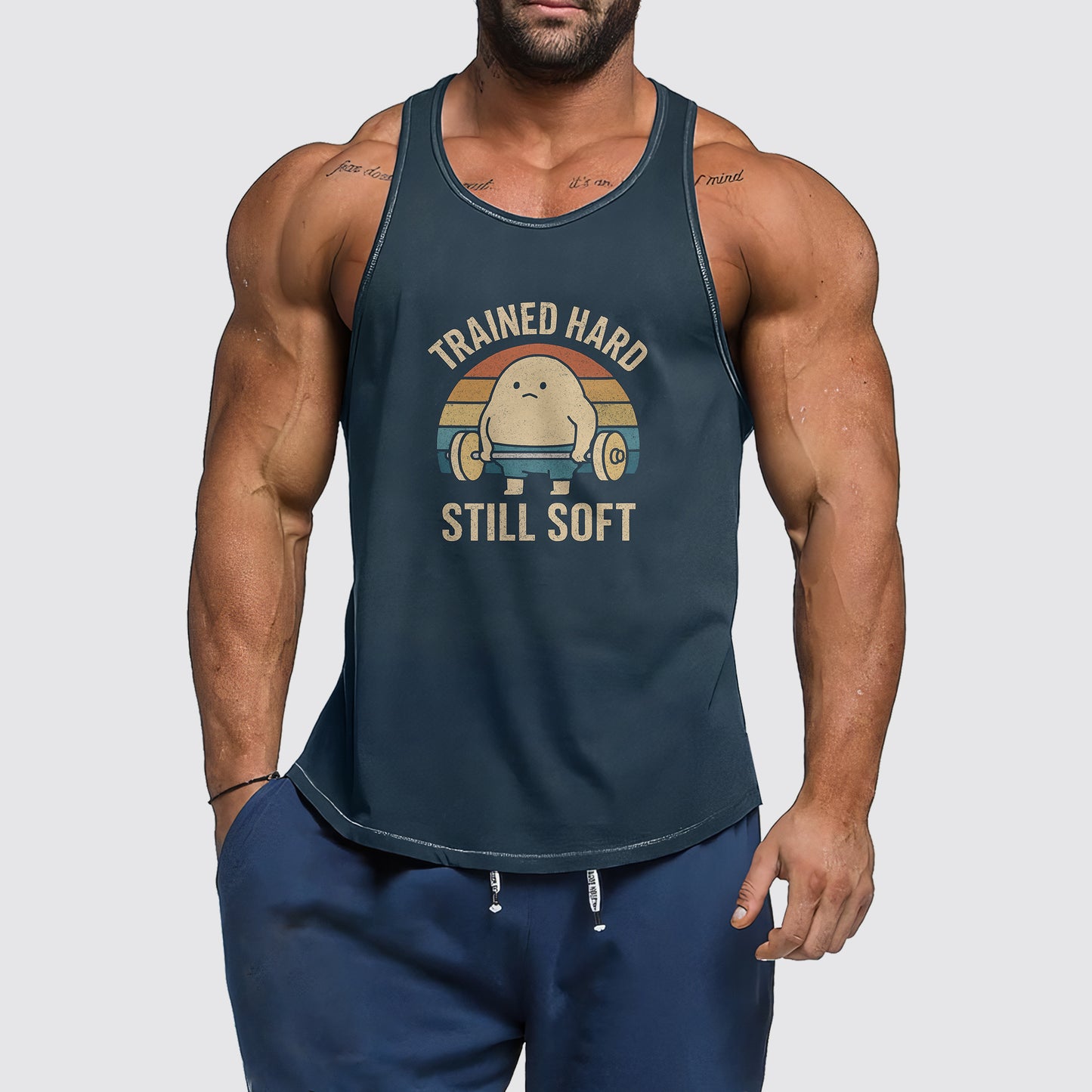 Ultimate Gym Tank Top for Men: Stay Cool and Comfy During Intense Workouts- AA06493
